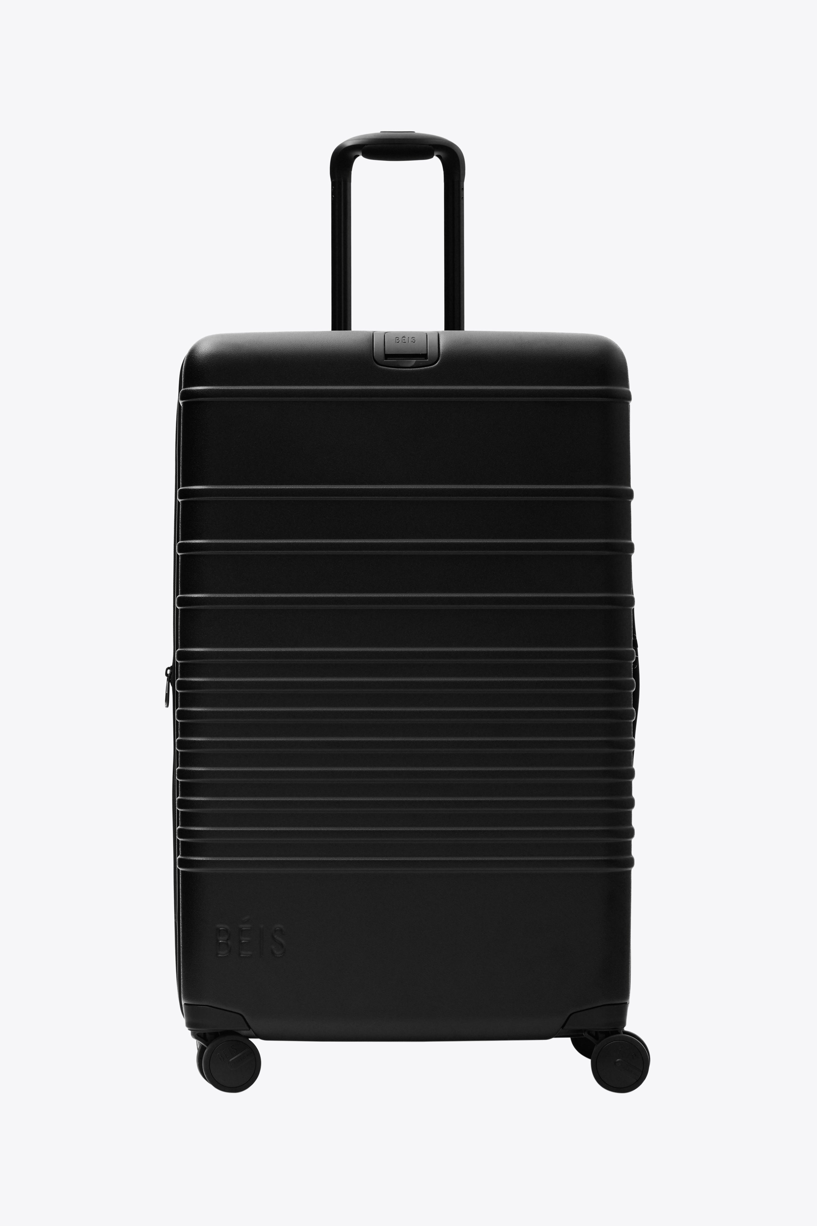 Large Black Check-In Roller Luggage - Perfect for Air Travel, Business Trips & Vacation Packing