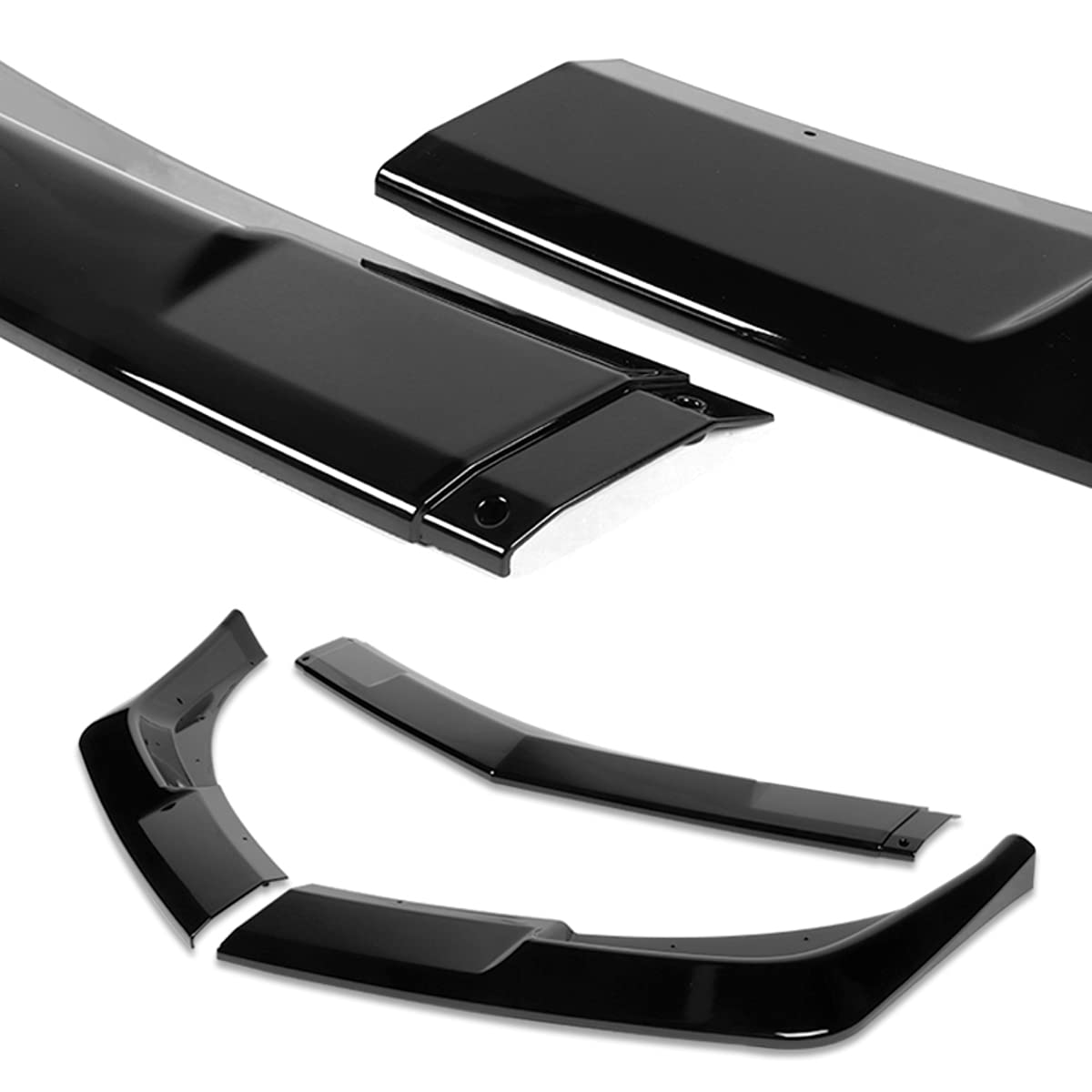 Chevy Camaro Front Bumper Lip (2014-2015) - Painted Black Replacement Body Part | Perfect Fit for Chevy Camaro | Enhances Style & Protection for Street & Show Cars