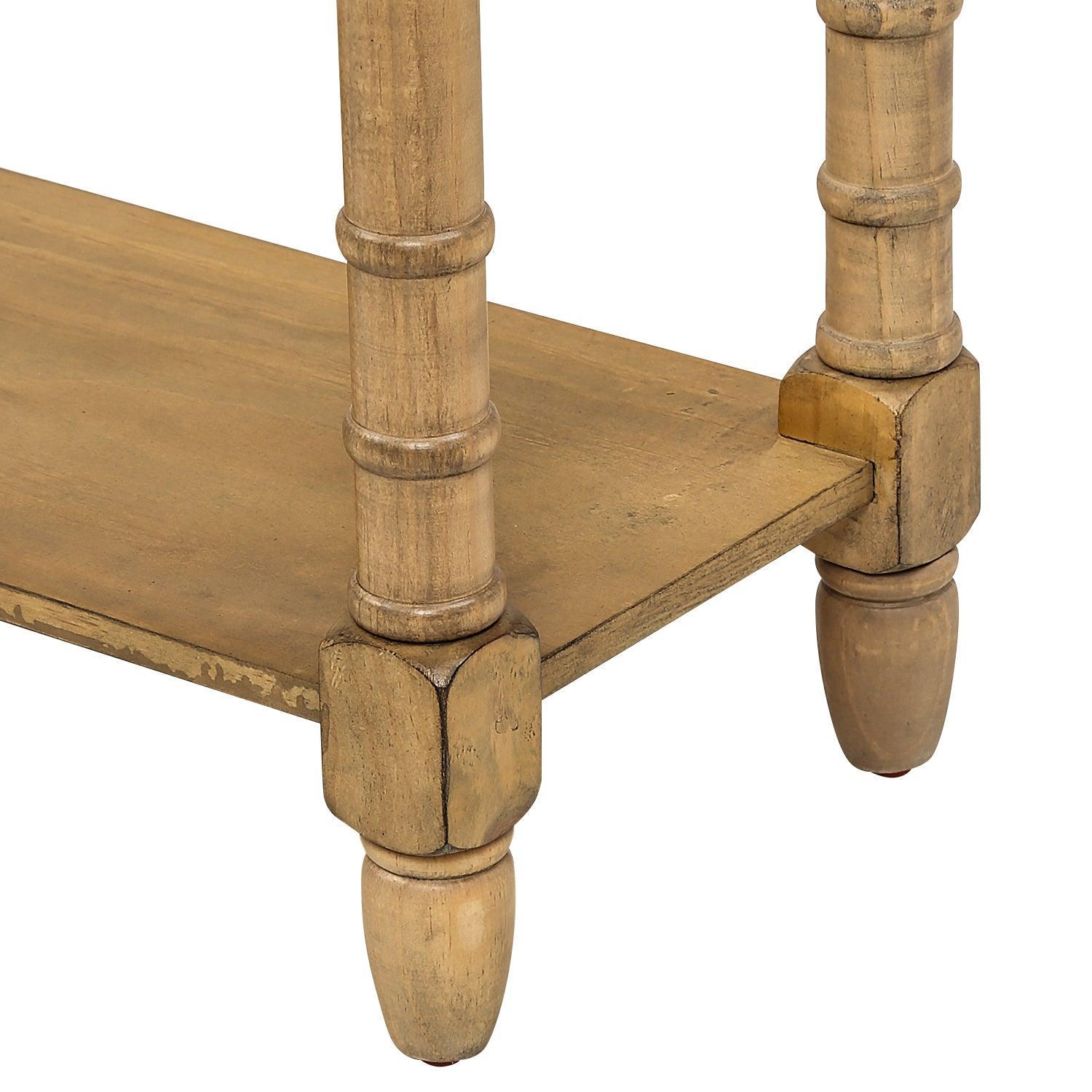 Modern Console Table with 2 Storage Drawers & Bottom Shelf - Easy Assembly Sofa Table for Living Room, Entryway, Hallway - Perfect Behind Couch, Under TV or as Entry Table Decor