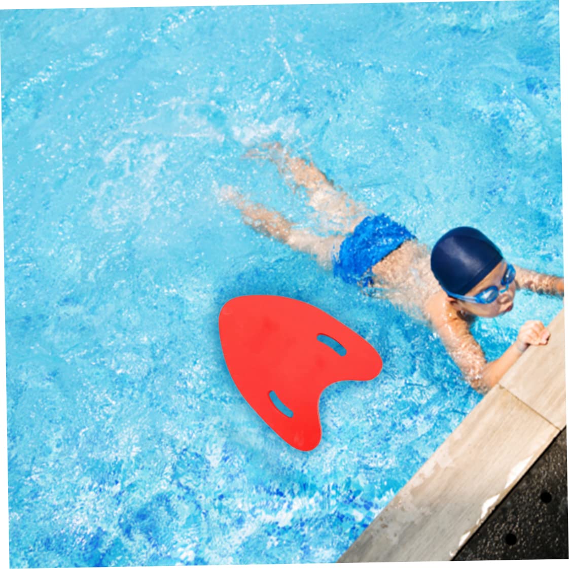 Swim Float Kickboard - Blue EAV Floating Board for Pool Swimming Training, Ideal for Kids & Adults - Perfect for Swimming Lessons, Water Aerobics, and Pool Workouts