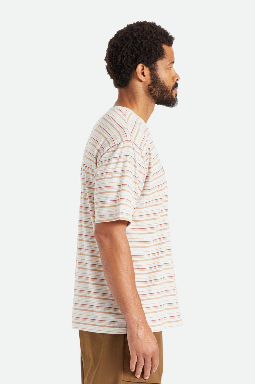Hilt Boxy Alpha Line Short Sleeve Knit Sweater - White, Mojave, Beige | Casual Wear, Layering, Spring & Summer Outfits