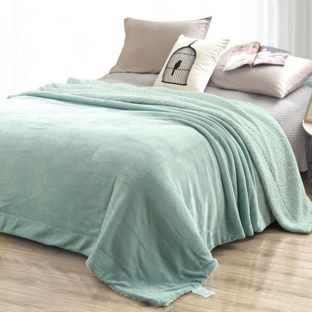 Soft & Warm Double-Sided Coral Fleece Receiving Blankets - Thick Plush Blanket for Winter, Couch & Bed - Cozy Lightweight Blanket for Bedroom, Air-Conditioned Rooms, Fall & Winter Use - Perfect for Snuggling, Lounging & Baby Swaddling