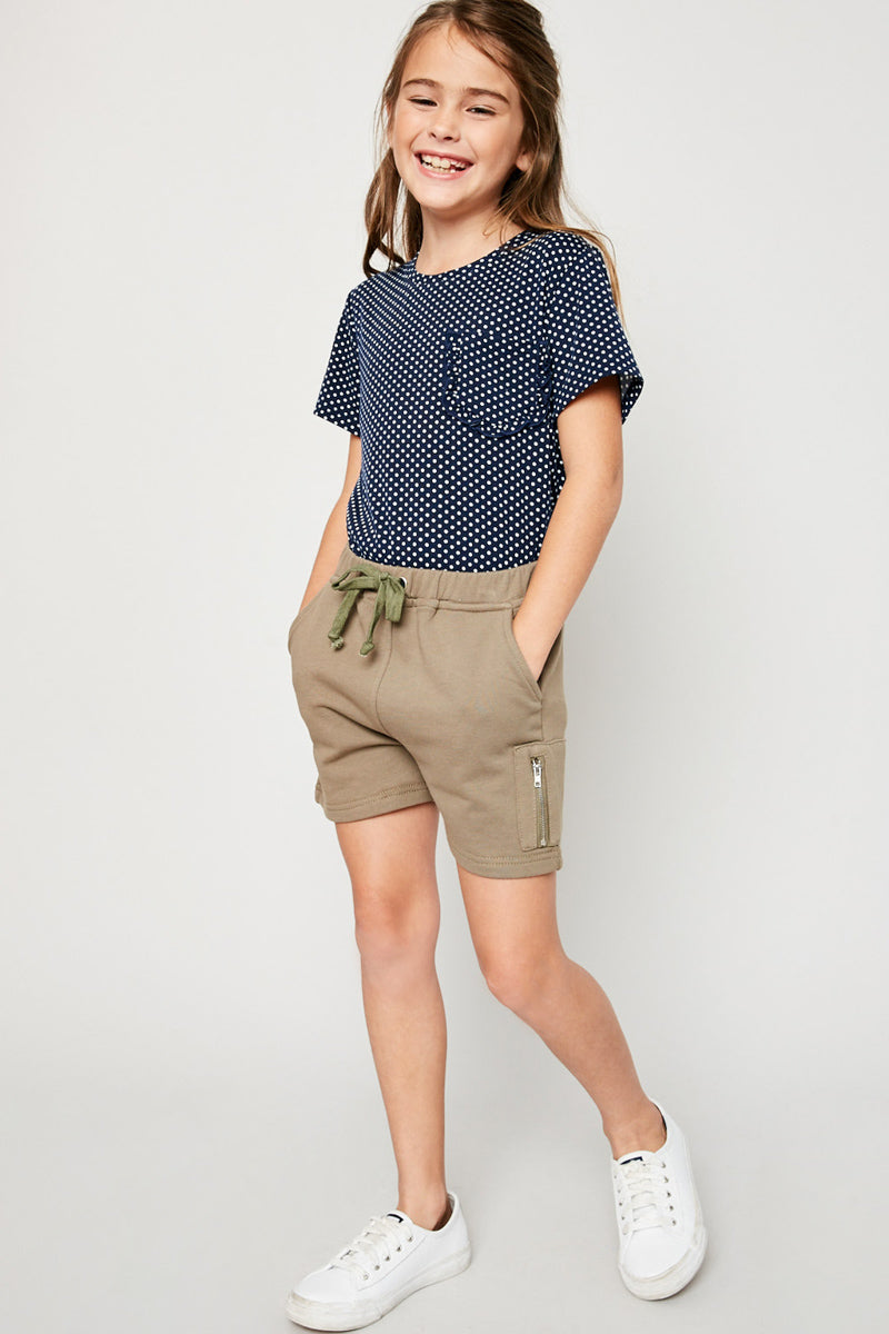 French Terry Side Pocket Shorts for Men - Comfortable Casual Workout Lounge Shorts with Pockets - Perfect for Gym, Running, Yoga & Home Wear