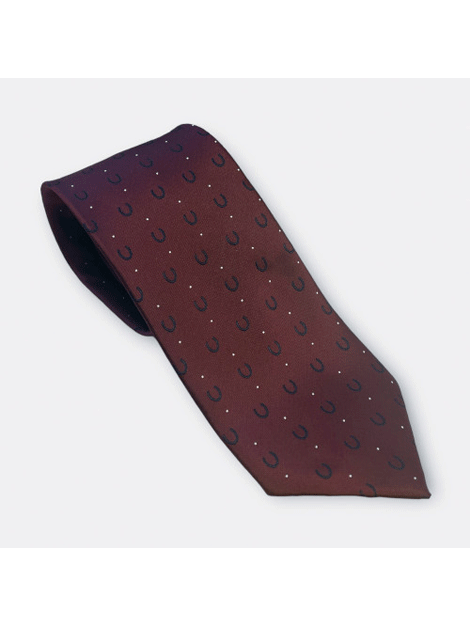 Equetech Junior Horseshoes Tie - Stylish Equestrian Accessory for Kids & Young Riders - Perfect for Horse Shows, Riding Lessons & Equestrian Events