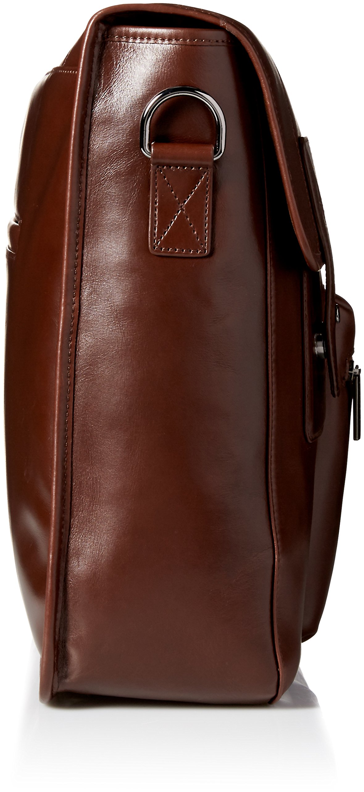 Premium Genuine Leather Messenger Bag for Men - Classic Brown, One Size - Perfect for Business, Travel & Everyday Use