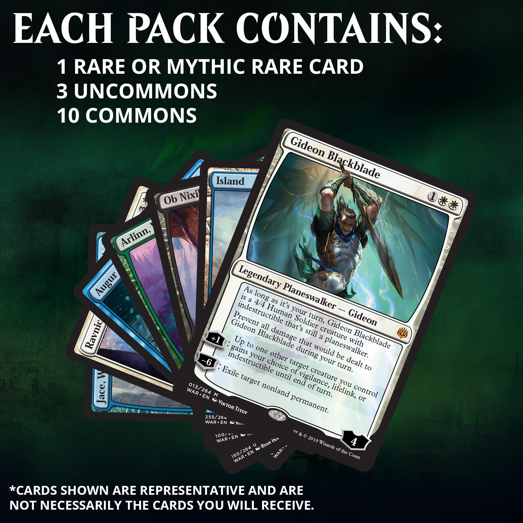 Magic: The Gathering War of The Spark Booster Box - 36 MTG Booster Packs with Planeswalker in Every Pack | Collectible Trading Card Game for Deck Building & Strategy Battles