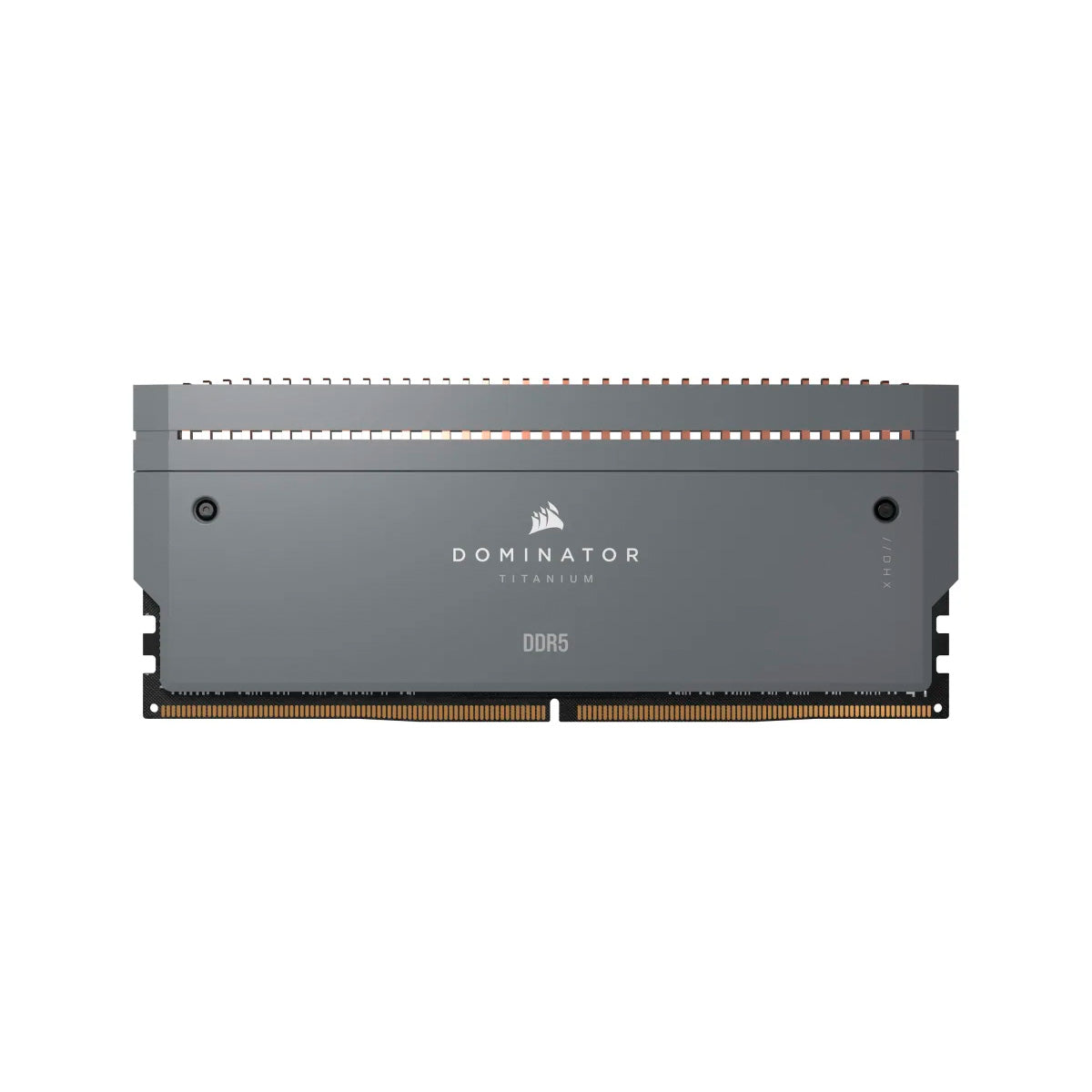 Corsair DOMINATOR TITANIUM 32GB (2x16GB) DDR5 6000MHz CL30 AMD EXPO Certified RGB Memory Kit with Cool Gray Fin Accessory - Perfect for Gaming PCs, Workstations, and High-Performance Computing