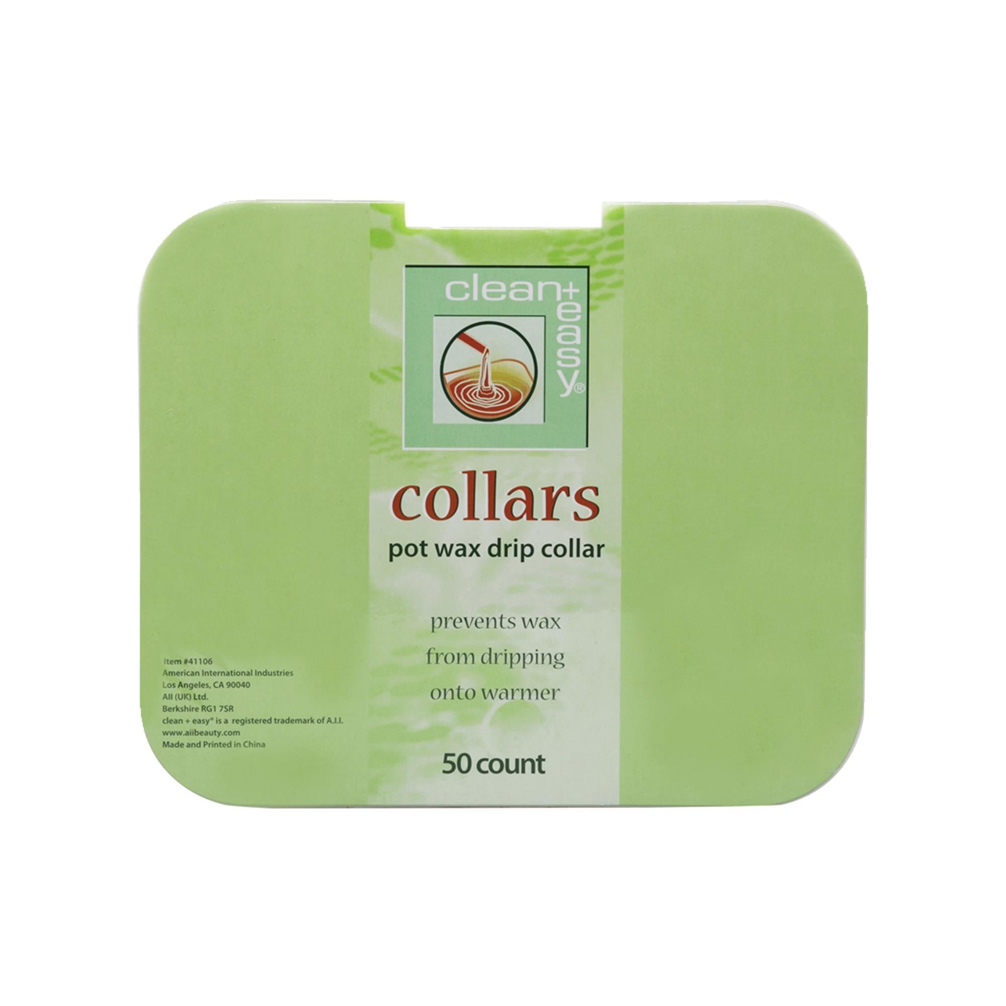 Clean & Easy Disposable Square Collars for Pets - 50 Pack | Ideal for Grooming, Vet Visits & Travel