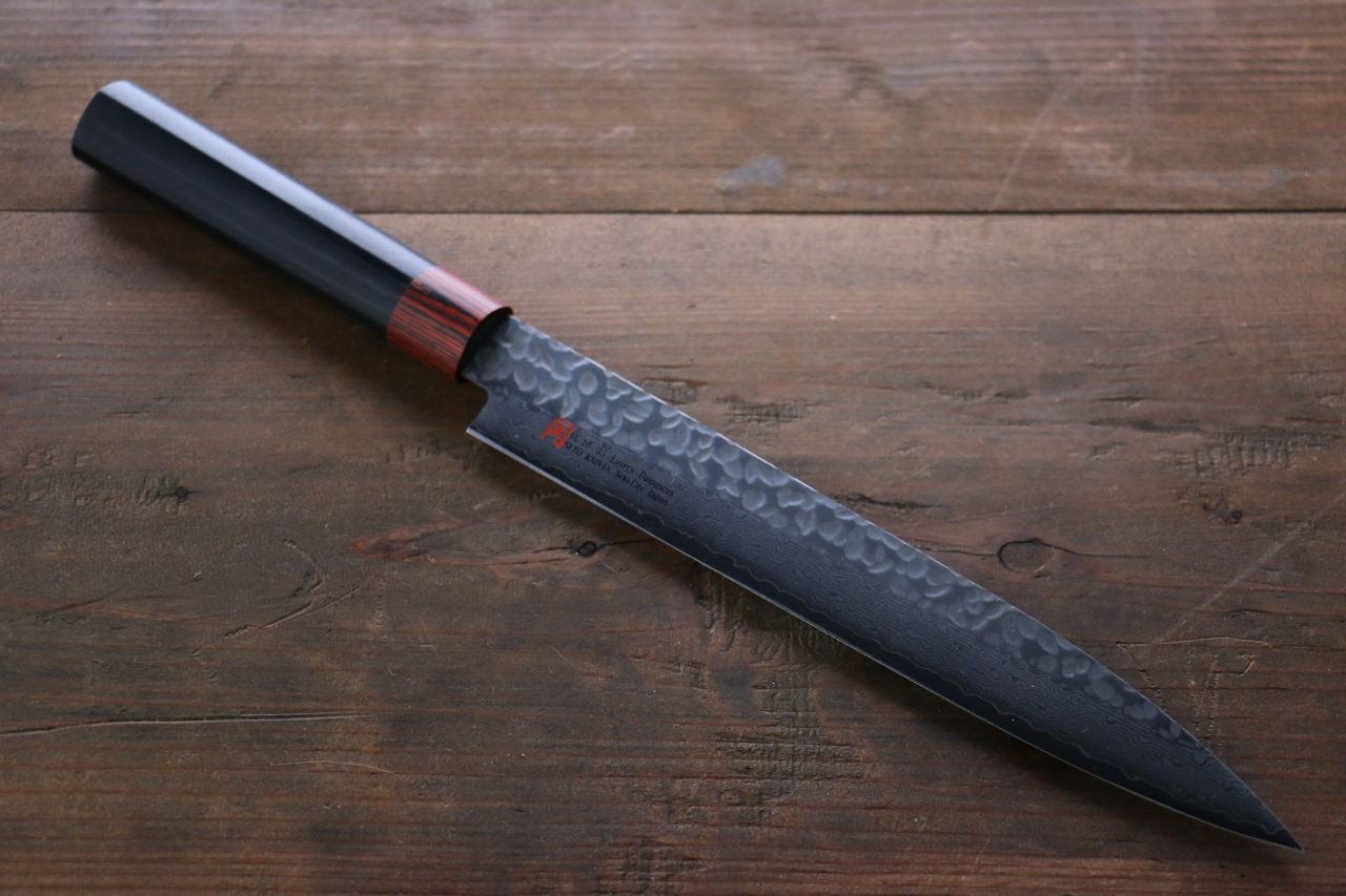 Premium Iseya VG10 33-Layer Damascus Japanese Santoku & Sushi Knife Set - 210mm High-Carbon Stainless Steel Blade - Professional Chef Knives for Slicing, Dicing & Sushi Making - Perfect for Home Kitchen & Restaurant Use