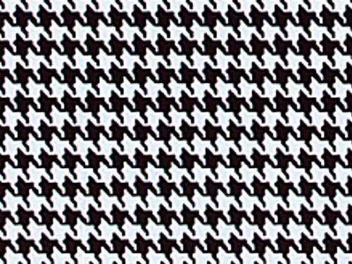 Houndstooth Black and White Tissue Paper - 20x30 Inch Large Sheets (24 Pack) - Perfect for Gift Wrapping, Party Decorations, and DIY Craft Projects