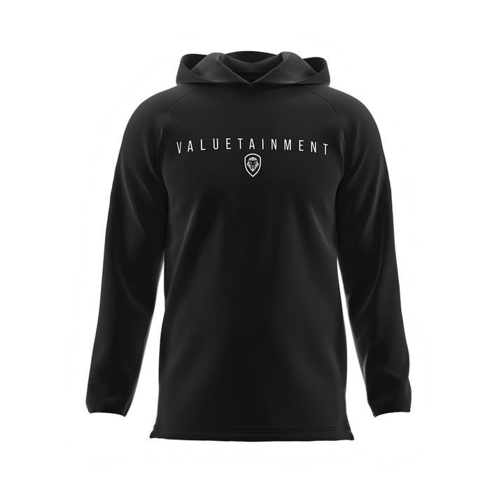 Valuetainment Lightweight Performance Long Sleeve Hoodie for Men - Comfortable Workout & Casual Wear for Gym, Running, and Outdoor Activities