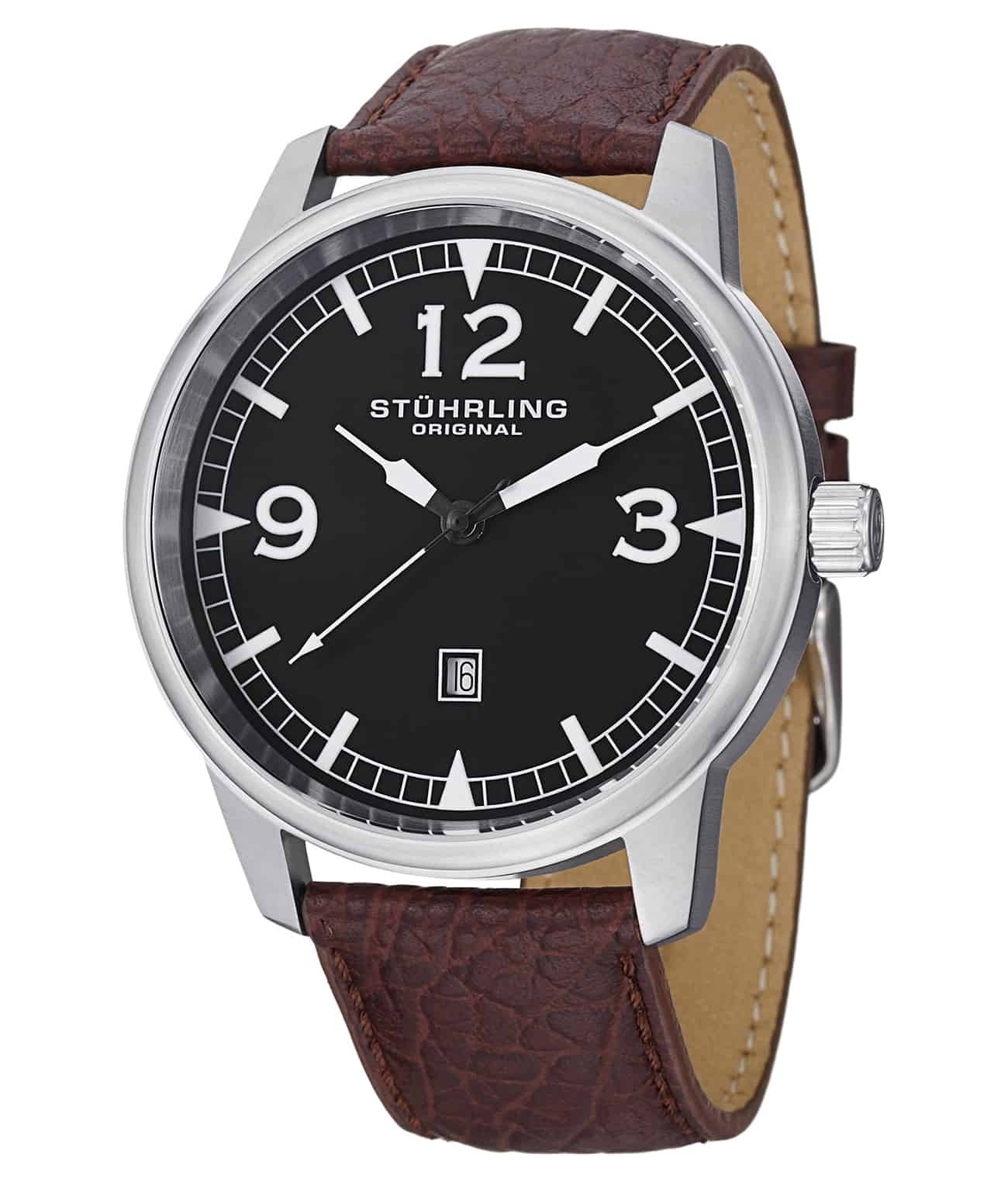 Condor 1129Q Quartz 48mm Aviator Watch - Stylish Pilot-Inspired Timepiece for Men, Water Resistant & Durable - Perfect for Aviation Enthusiasts, Outdoor Adventures & Everyday Wear