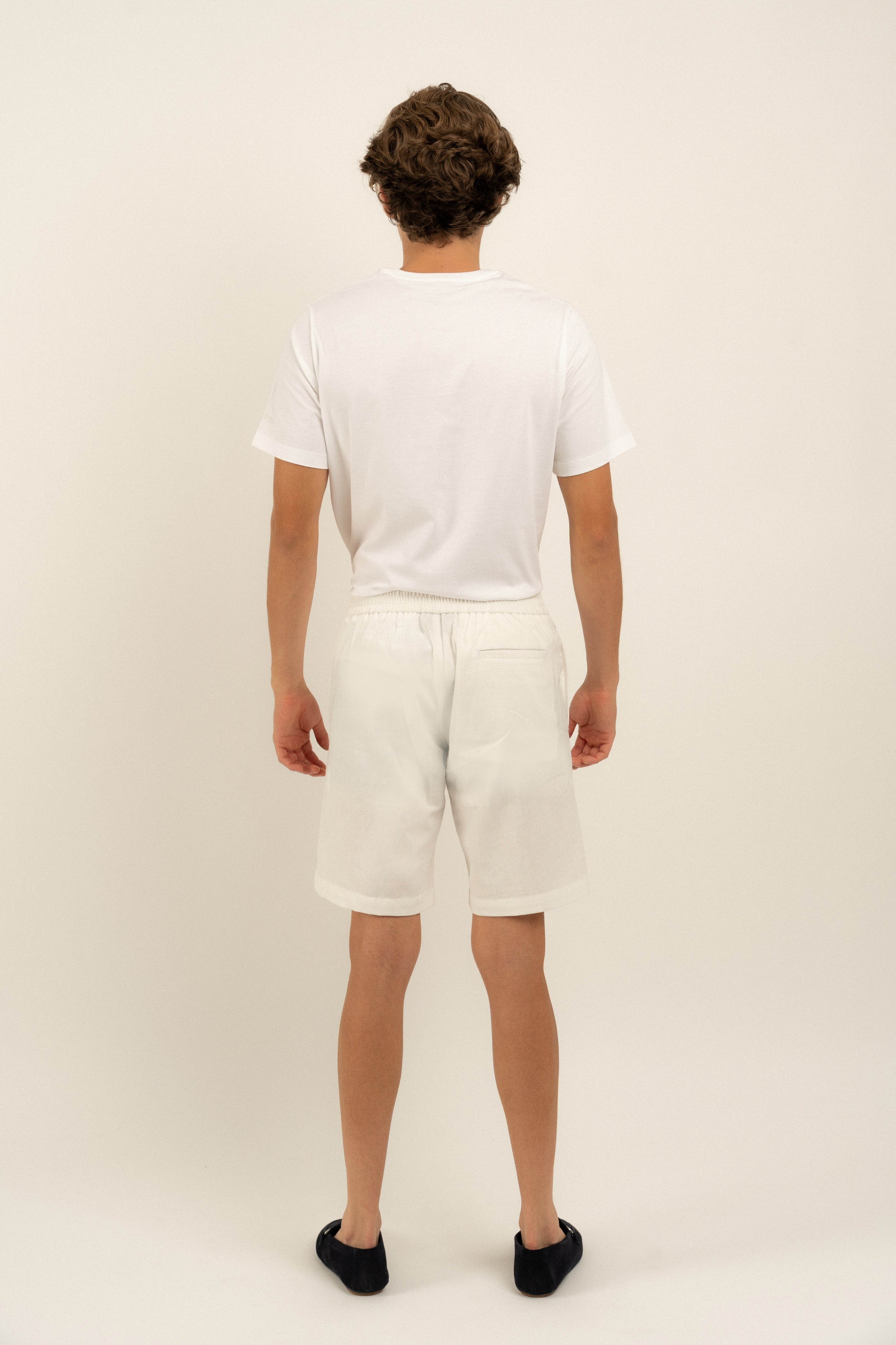 Bondi White Linen Shorts for Women - Breathable Summer Shorts with Pockets | Perfect for Beach, Vacation & Casual Outfits