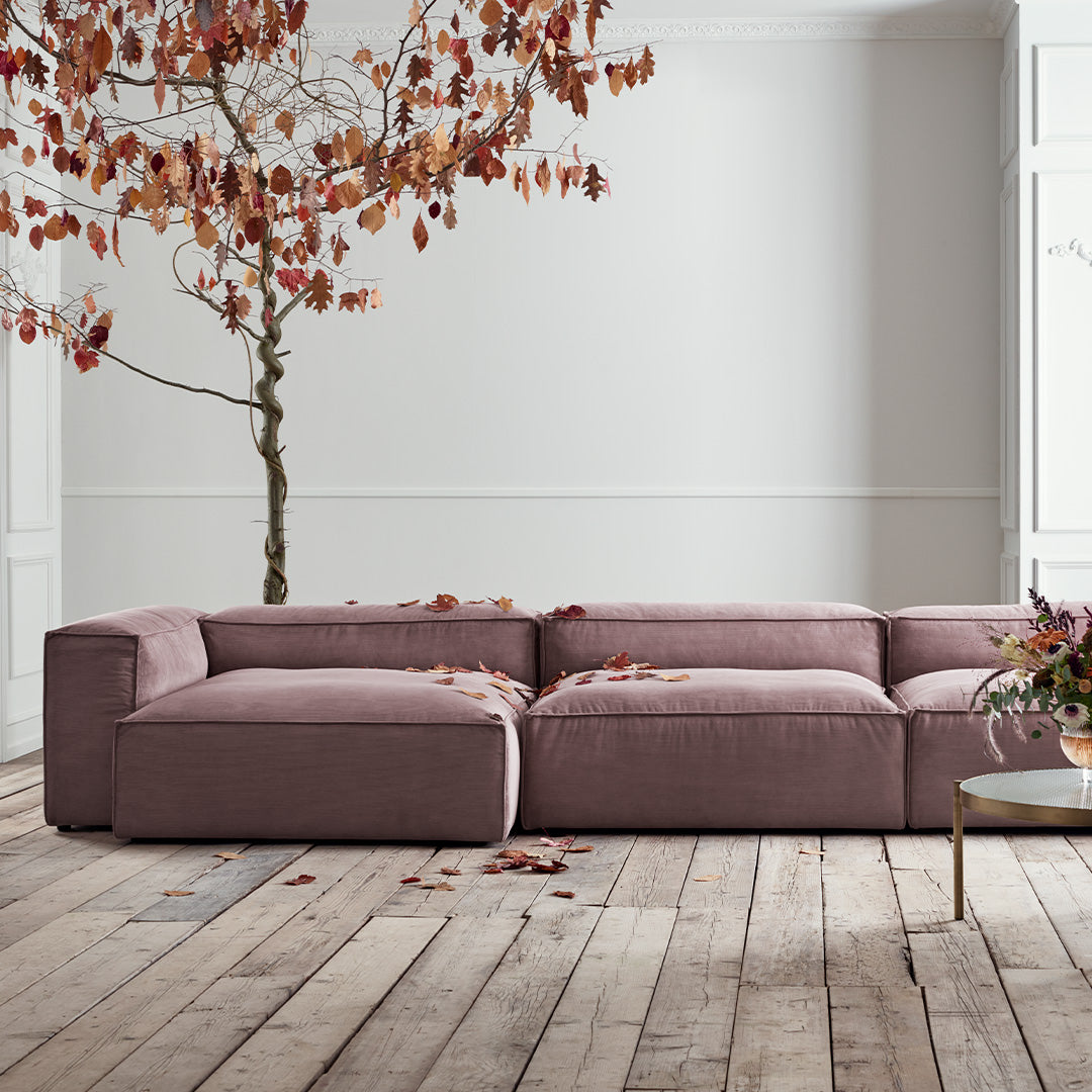 Cosima 3-Seater Sofa - Modern Living Room Couch for Small Spaces | Comfortable Fabric Sectional Sofa for Apartments & Home Decor