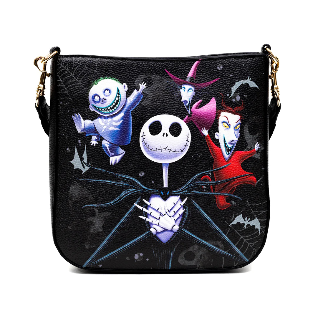 WondaPOP Nightmare Before Christmas Crossbody Bag - Gothic Halloween Purse for Women - Perfect for Cosplay, Parties & Daily Use