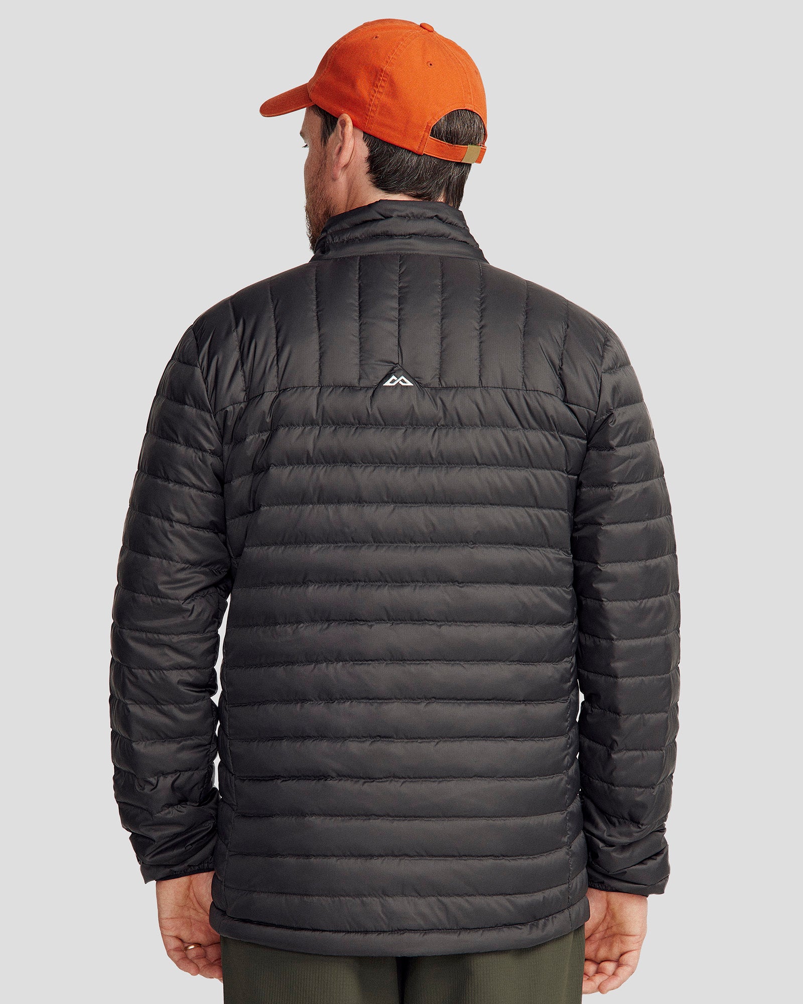 Men's Heli 600 Fill Power Lightweight Down Jacket - Waterproof Winter Coat for Hiking & Outdoor Activities - Black