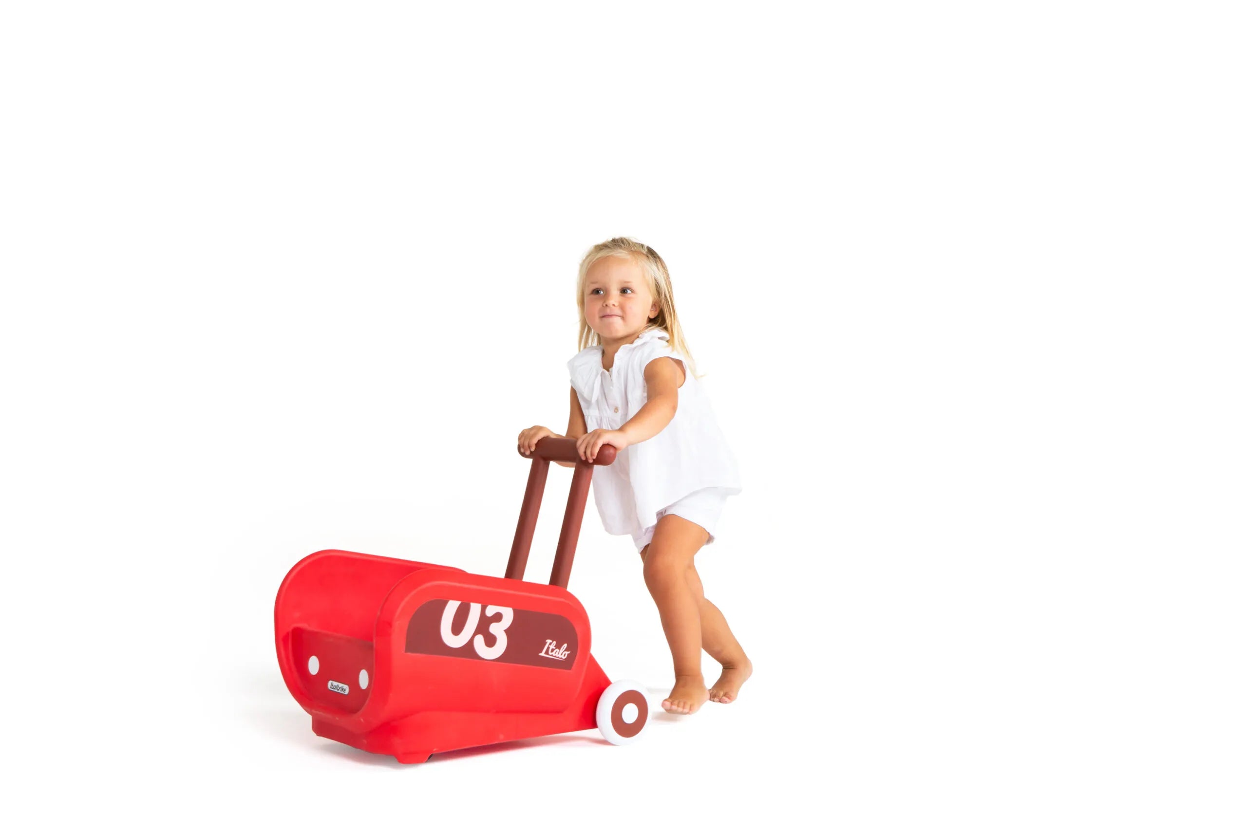 Italtrike Mini Eolo Italo Kids Shopping Cart - Lightweight & Durable Toy Grocery Cart for Toddlers, Pretend Play & Indoor Outdoor Fun - Perfect for Role Play, Supermarket Games & Learning Activities