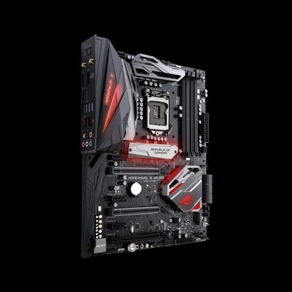 ASUS ROG MAXIMUS XI HERO (Wi-Fi AC) Z390 Gaming Motherboard - LGA 1151, ATX, DDR4, 3-Year Warranty - Perfect for High-End PC Gaming and Streaming Setups