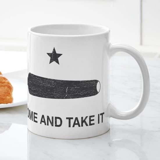 Come And Take It 11 oz (325 ml) Ceramic Coffee Mug - Durable & Stylish for Home, Office, or Gifts - Perfect for Coffee, Tea, or Hot Chocolate