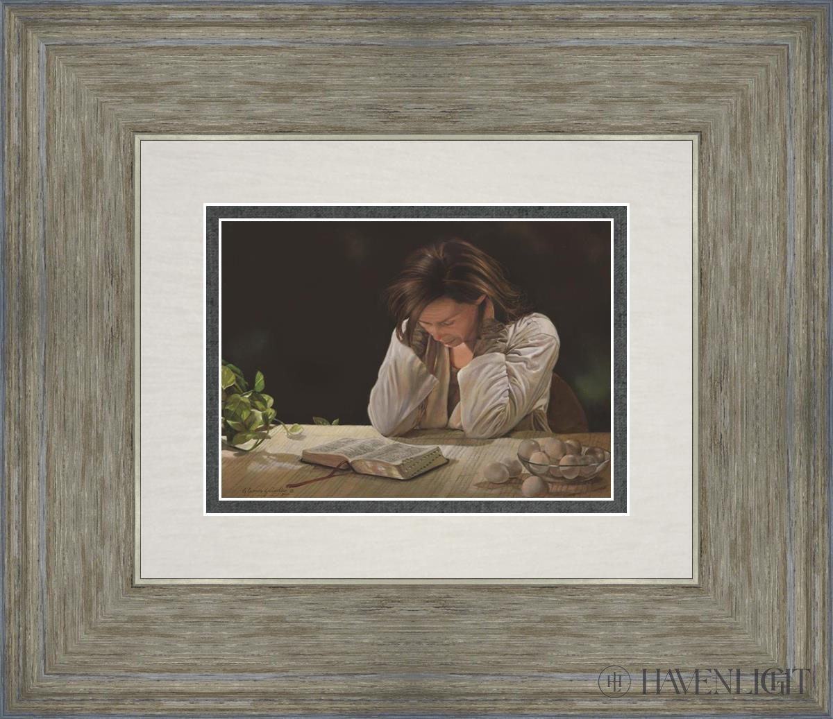A Mother's Vigil: I Would Gather Thee - Modern Christian Home Decor for Comfort & Inspiration | Perfect for Living Room, Bedroom & Prayer Spaces