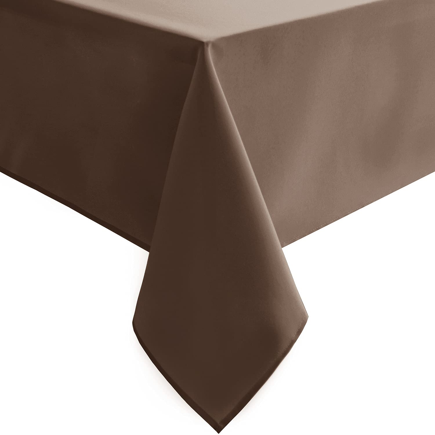 Waterproof & Spillproof Square Tablecloth 60x60 Inch - Washable Fabric Dining Table Cover for Kitchen, Restaurant, Party & Outdoor Picnic Use