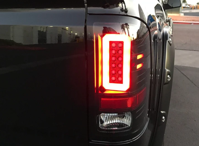 GMC Sierra 1500 2016-2018 LED Tail Lights - Clear Lens for Enhanced Visibility & Style | Perfect for Night Driving & Custom Truck Upgrades