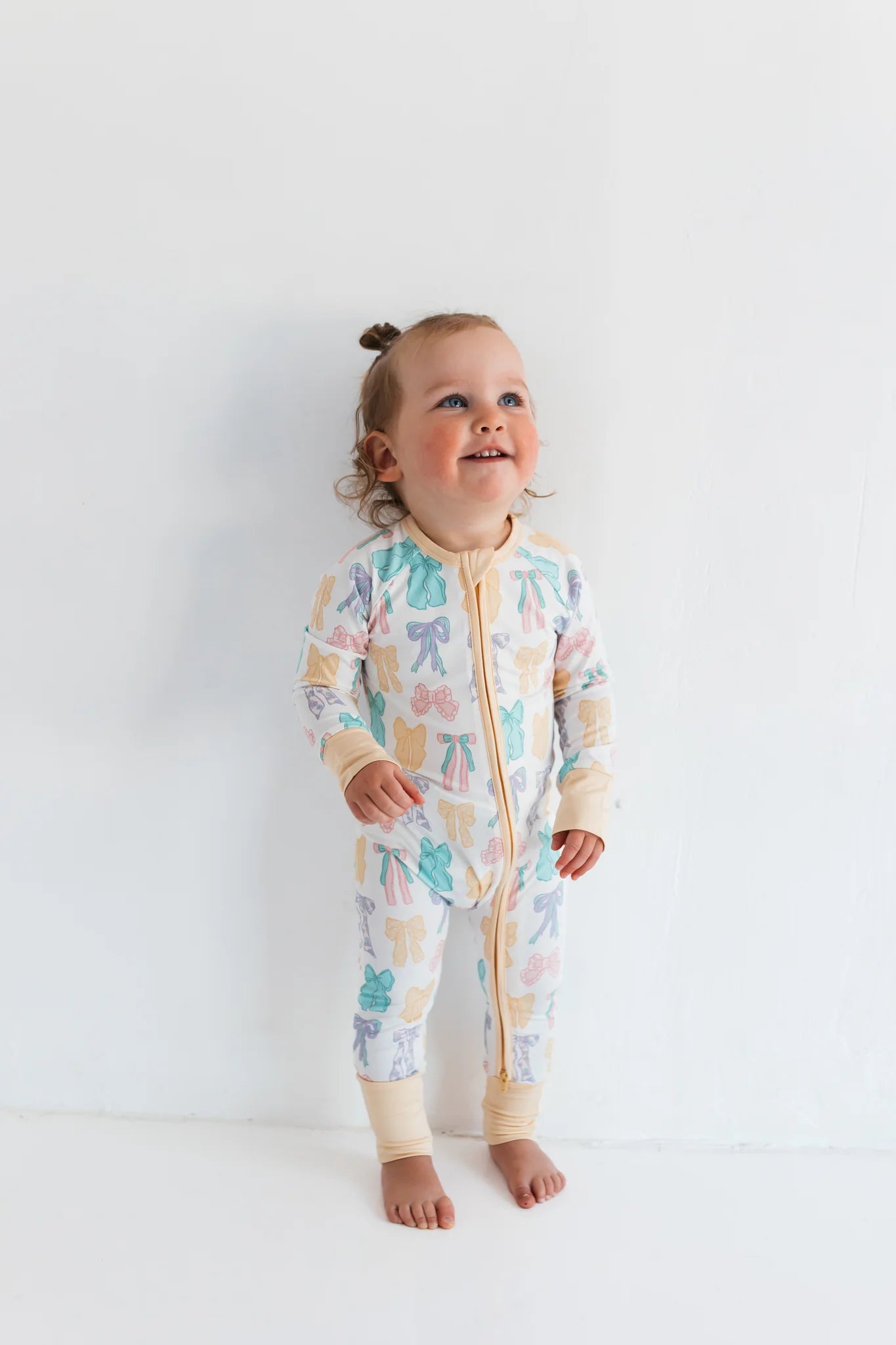Easter Bunny Zippered Romper for Baby Girls & Boys - Cute Easter Outfit for Holiday Photos & Spring Celebrations