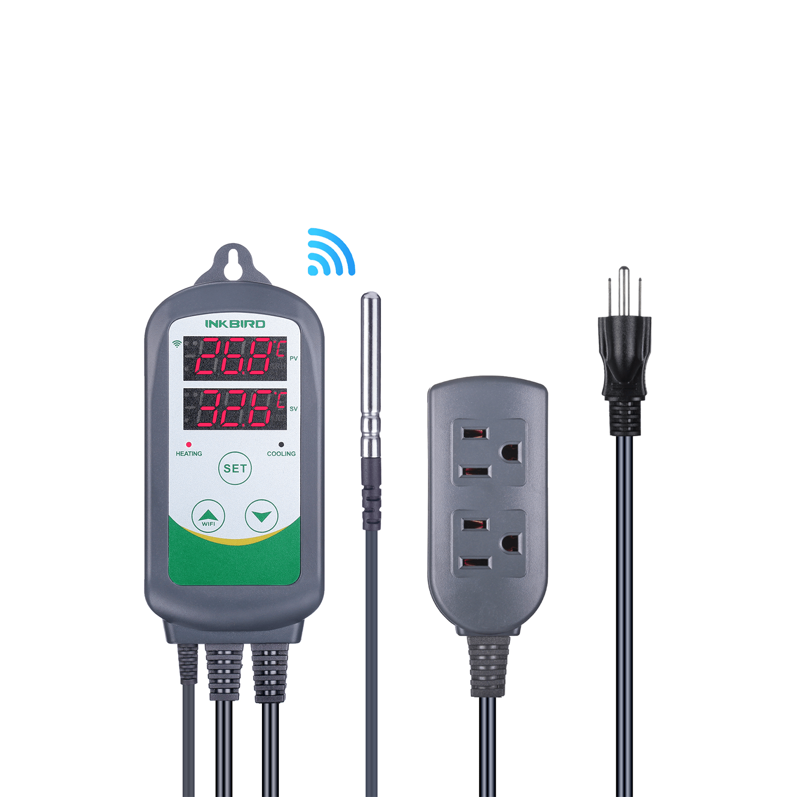 ITC-308 Digital Temperature Controller - Precise Thermostat for Homebrew, Aquariums & Reptile Tanks | Home Brewing, Hydroponics & Terrarium Use