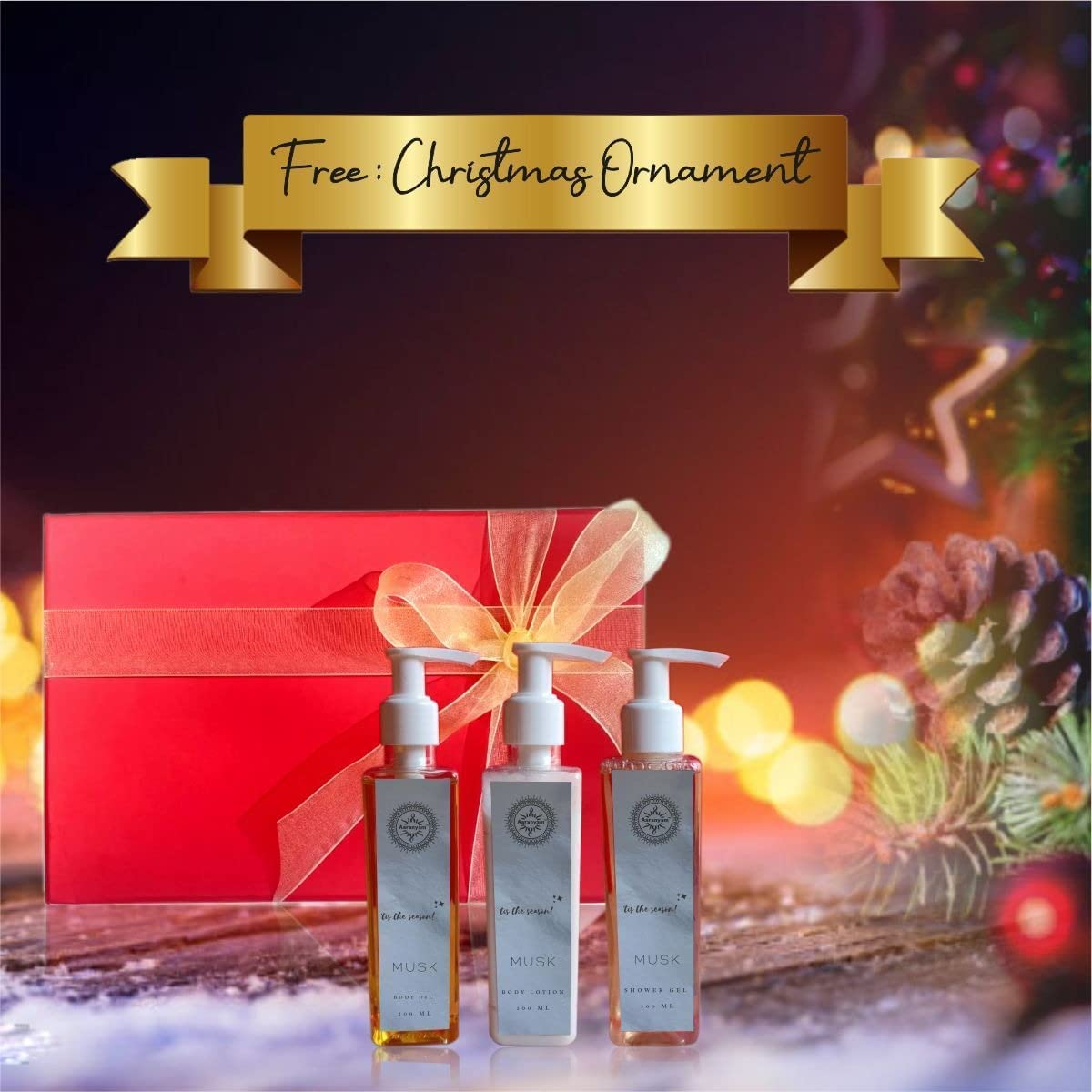 Luxury Christmas Bath and Body Gift Set for Women - Spa Care Package with Scented Candles & Body Lotion - Perfect Birthday, Get Well Soon, Thank You Gifts for Mom, Sister, Best Friend - Relaxing Self Care & Gift Giving Occasions
