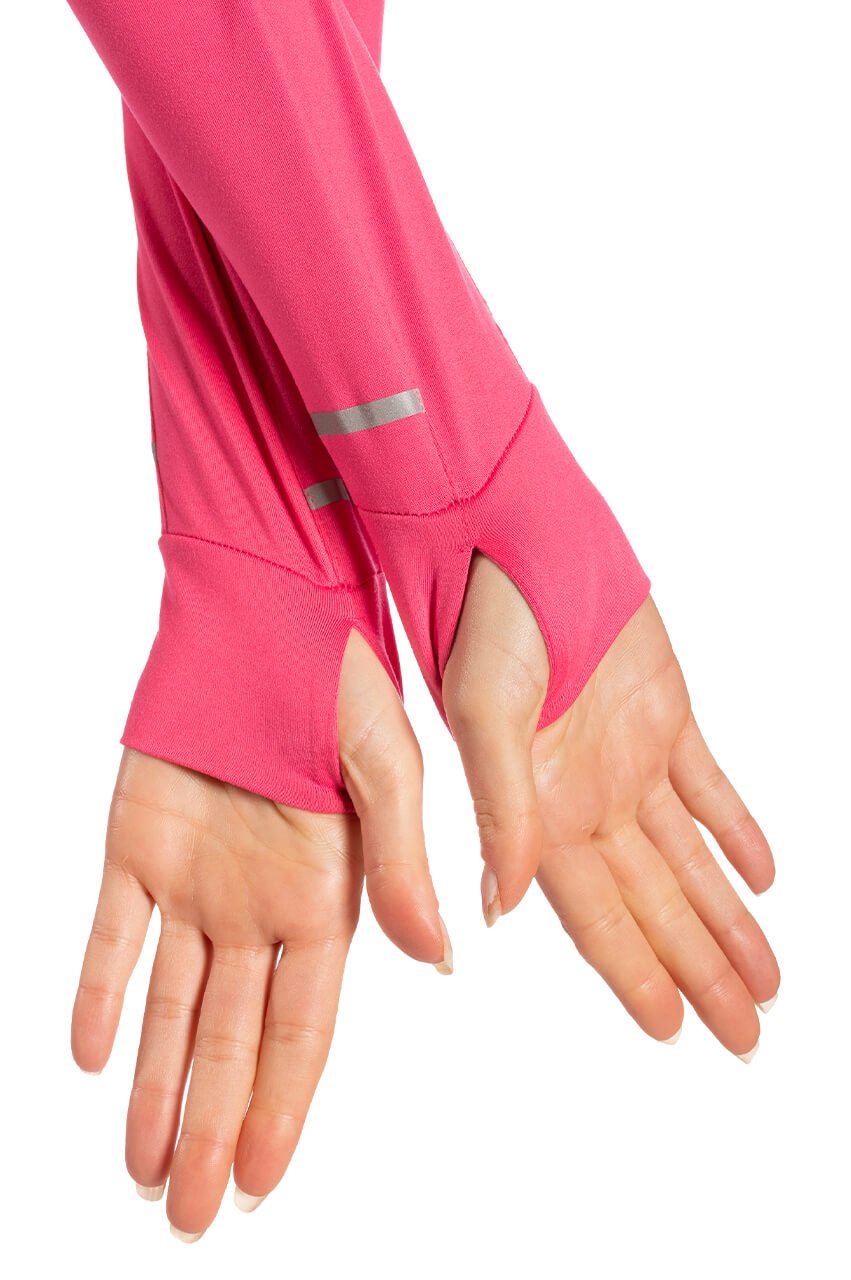 Stylish Hot Pink Mock Neck Pullover Sweater for Women | Trendy Casual & Office Wear | Perfect for Fall & Winter Outfits