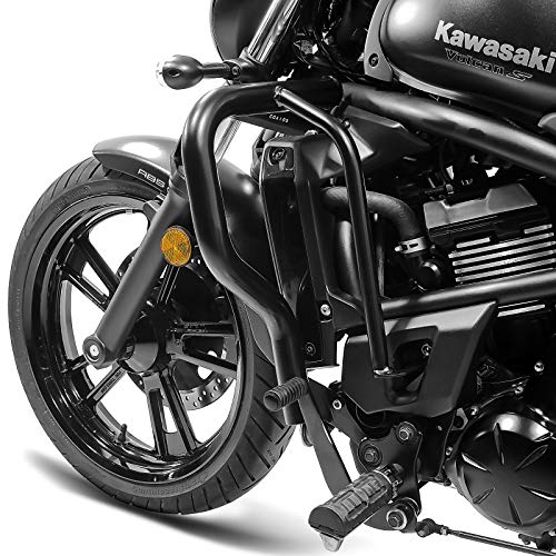 Craftride RH12-4 Sissy Bar Set with Crash Bar for Kawasaki Vulcan S & Vulcan Café 2015-2024 Models | Perfect for Long Rides, Passenger Comfort & Motorcycle Safety Accessories
