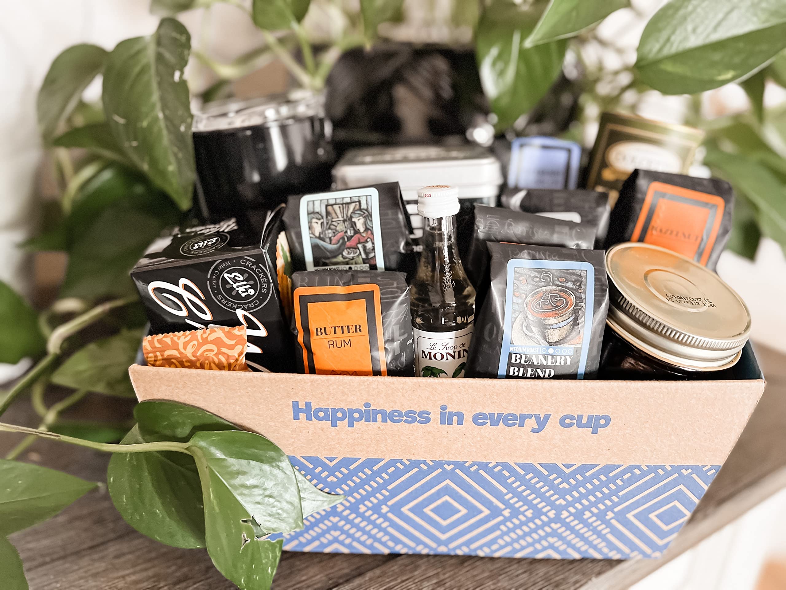 Gourmet Coffee & Tea Gift Basket | Premium Coffee Beans, Artisan Tea & Deluxe Snacks | Perfect for Holidays, Corporate Gifts & Housewarming Presents