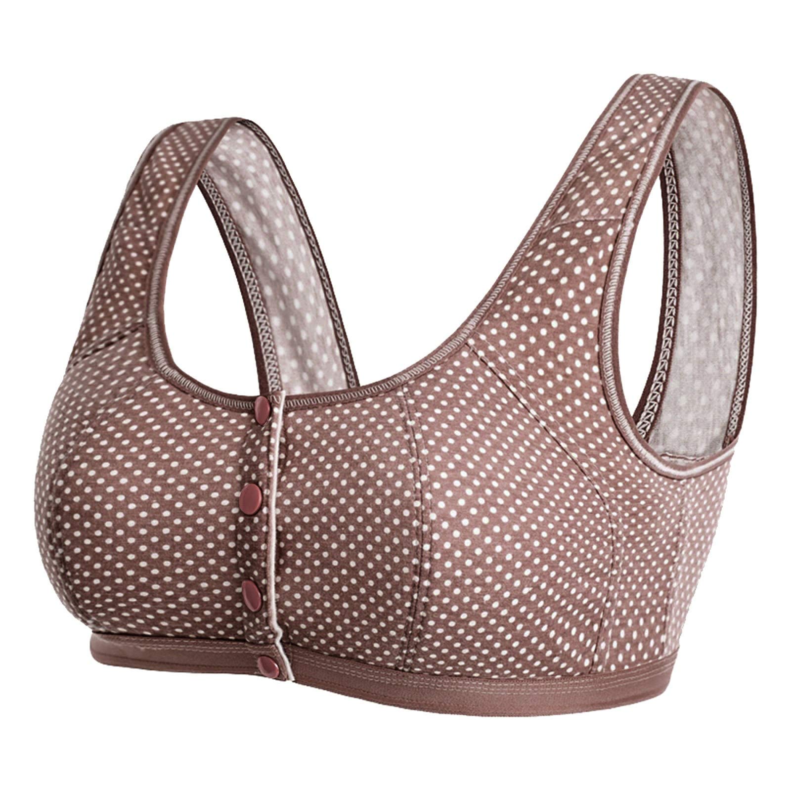 Retro Comfort Front Point Side Opening Adduction Bra for Women - Perfect for Everyday Wear, Workouts, and Vintage Fashion Styles