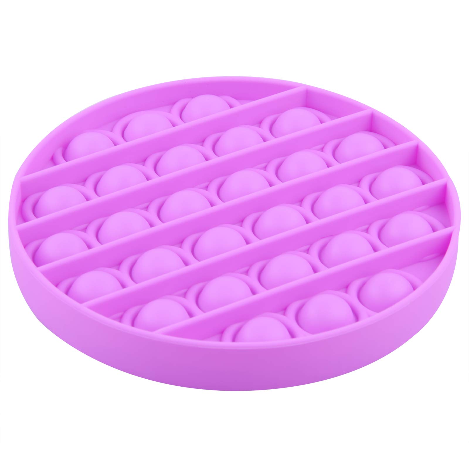**Pop Bubble Sensory Fidget Toy for Stress Relief - Autism & Special Needs Anxiety Reducer, Silicone Push Squeeze Sensory Toy to Restore Emotions (Purple) - Perfect for Home, Office & Classroom Use**