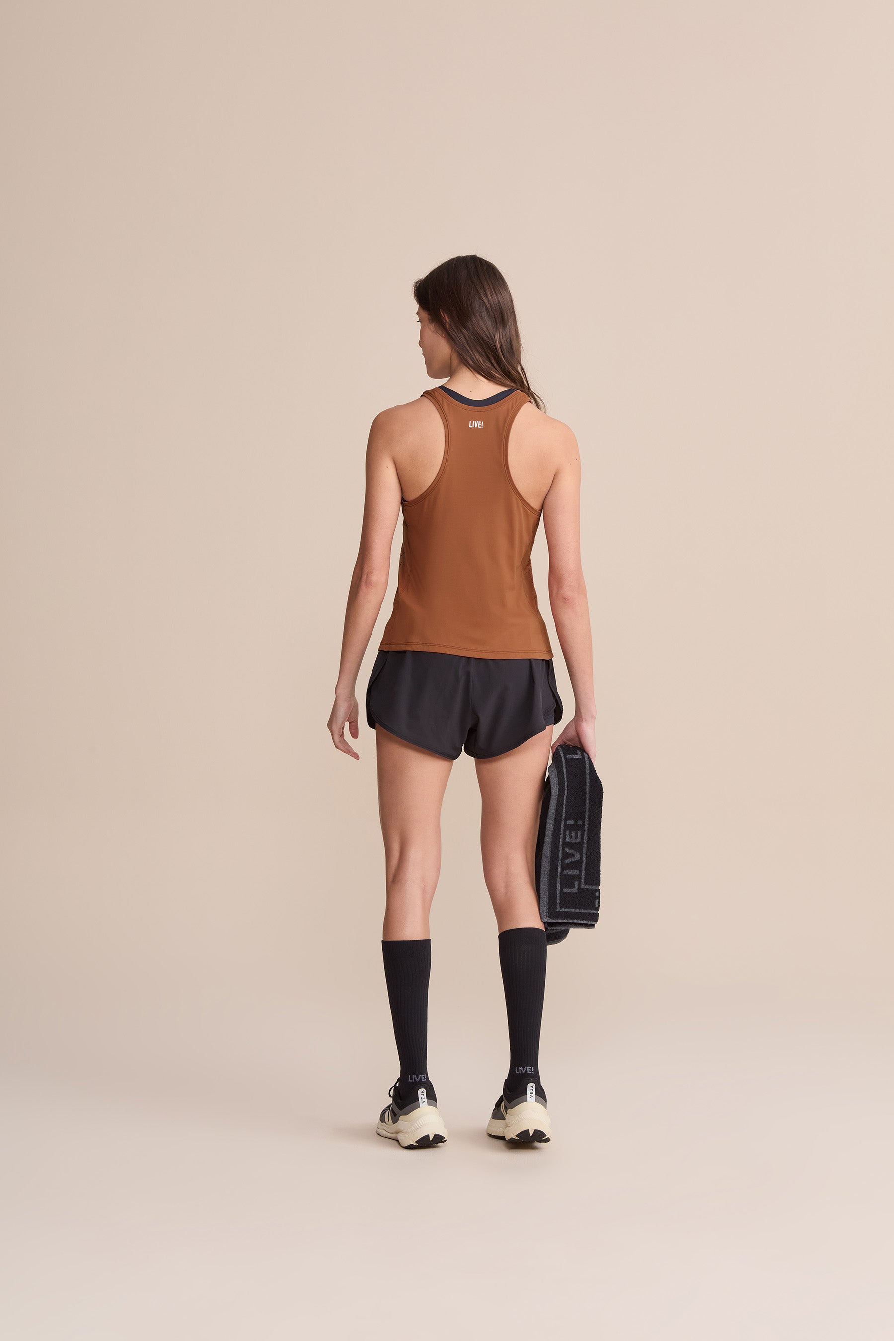 Stretch West Racerback Tank Top for Women - Comfortable Workout & Yoga Tops - Breathable Athletic Shirt for Gym, Running & Casual Wear