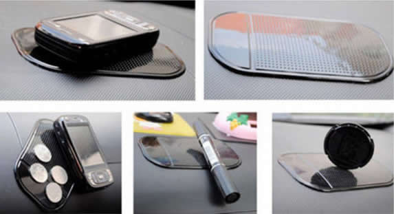 Non-Slip Car Phone Holder Pad - Secure Mount for Dashboard & Windshield - Perfect for GPS Navigation & Hands-Free Driving