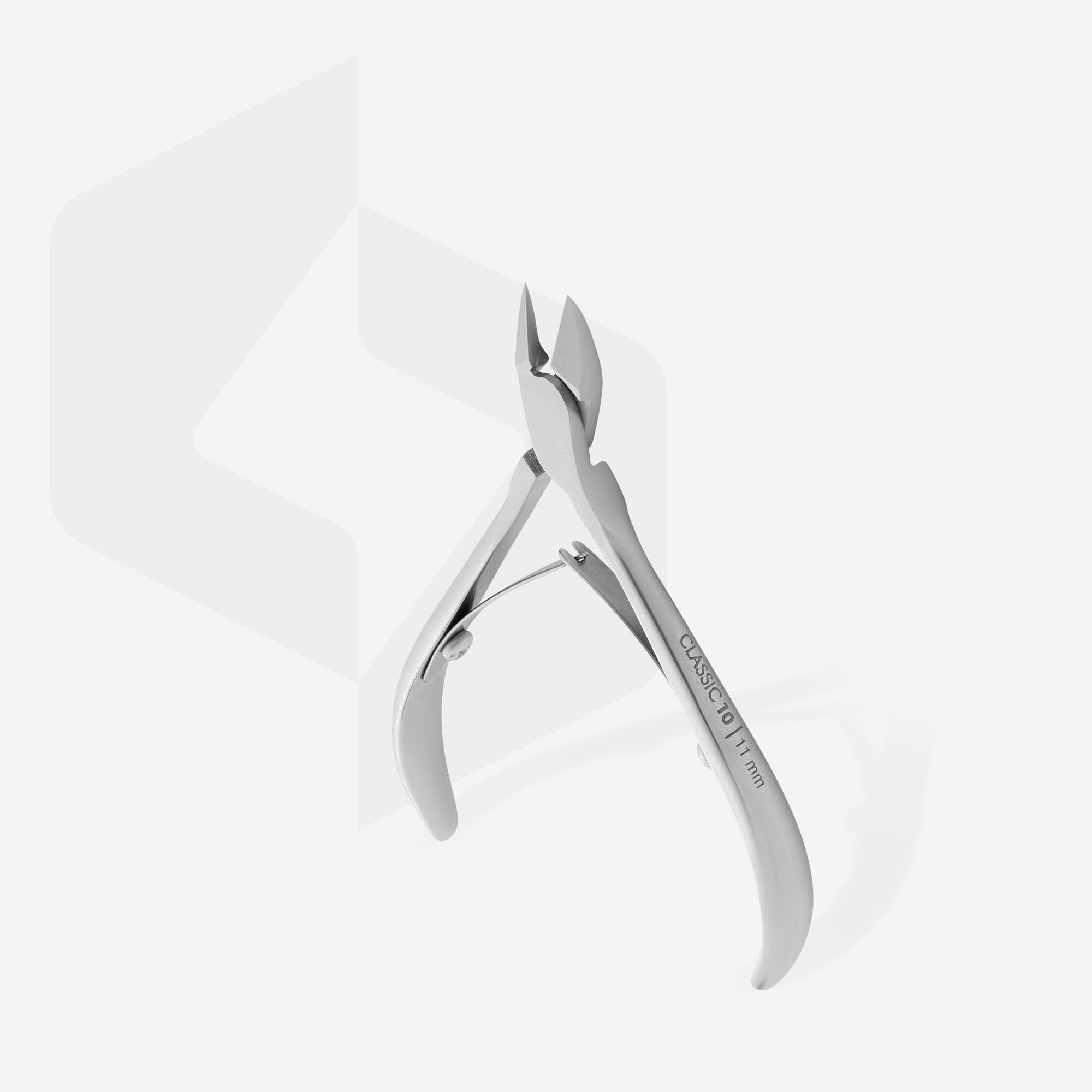 Staleks Classic 10 Cuticle Nippers - 6mm Professional Stainless Steel Nail Clippers for Manicure & Pedicure | Perfect for Salon, Home & Travel Grooming