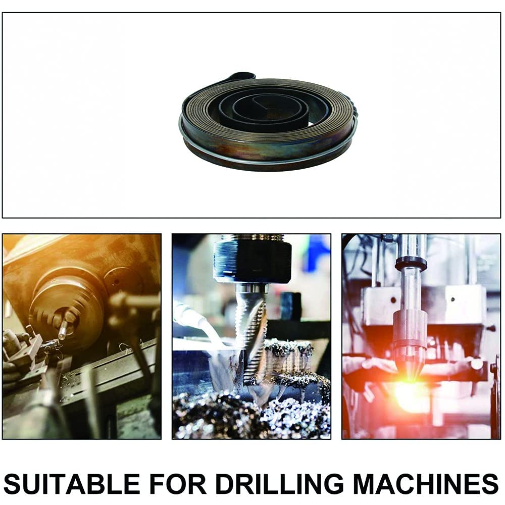 Drill Press Spring 0.7×16mm, 4.6Ft Expand Length Coil Spring for Vacuum Cleaner Volume Tube - Perfect for Workshop Tools & Home Appliance Repairs