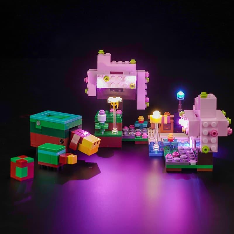 Best LEGO Minecraft The Cherry Blossom Garden 21260 Light Kit - DIY Building Blocks Lighting Set for Display & Decoration - Perfect for Gaming Rooms, Bedrooms, and LEGO Collections