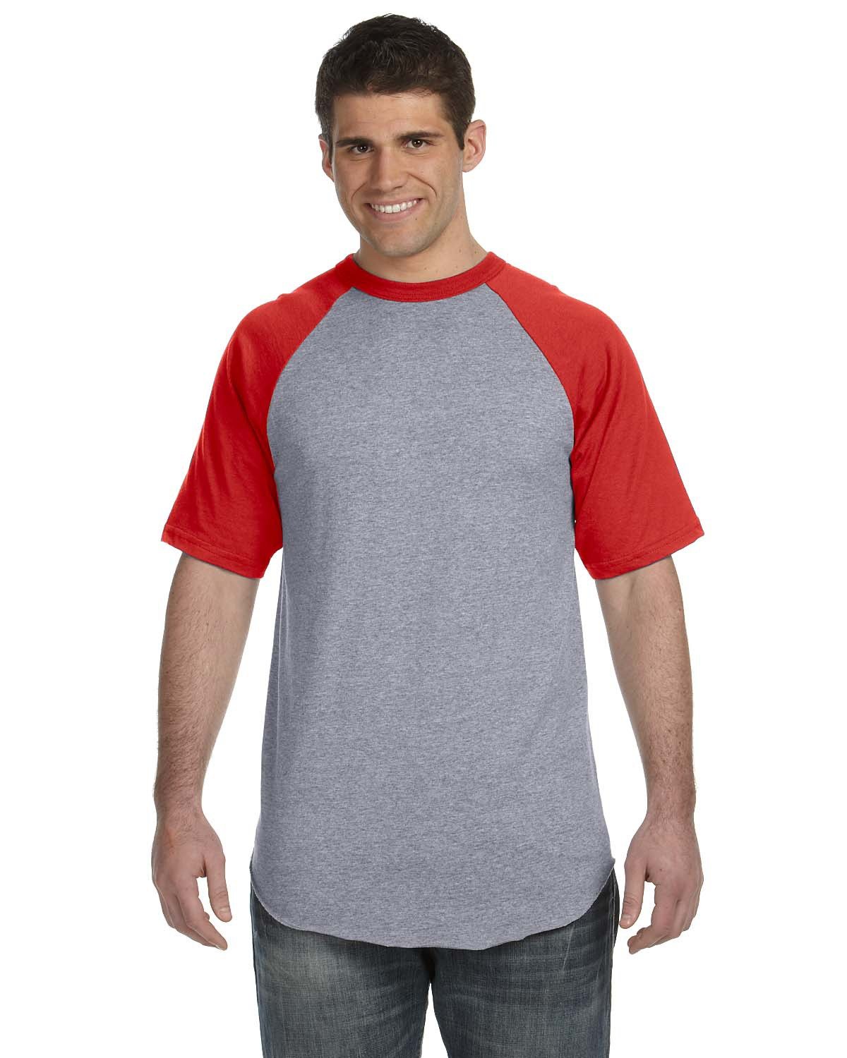 Augusta Sportswear 423 Adult Short Sleeve Baseball Jersey - Comfortable Performance Tee for Baseball, Softball & Casual Wear | Team Uniforms, Practice & Fan Apparel