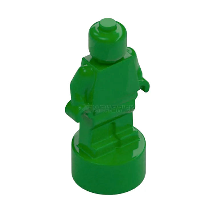 LEGO Minifigure Trophy / Statuette Accessory in Green (90398) - Perfect for Awards, Displays & Miniature Scenes - 6396575
