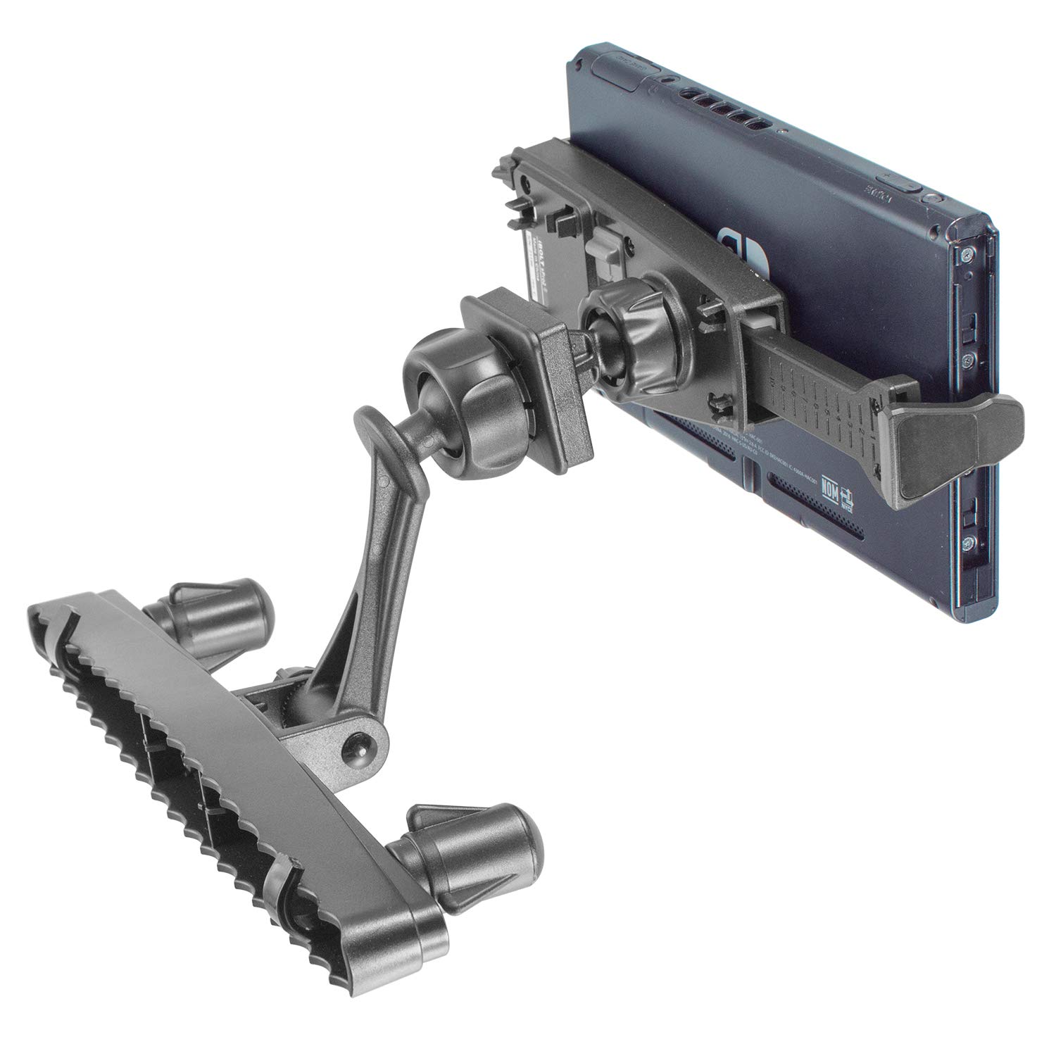iBOLT sPro2 Headrest Mount for Nintendo Switch, Phones & Tablets up to 7