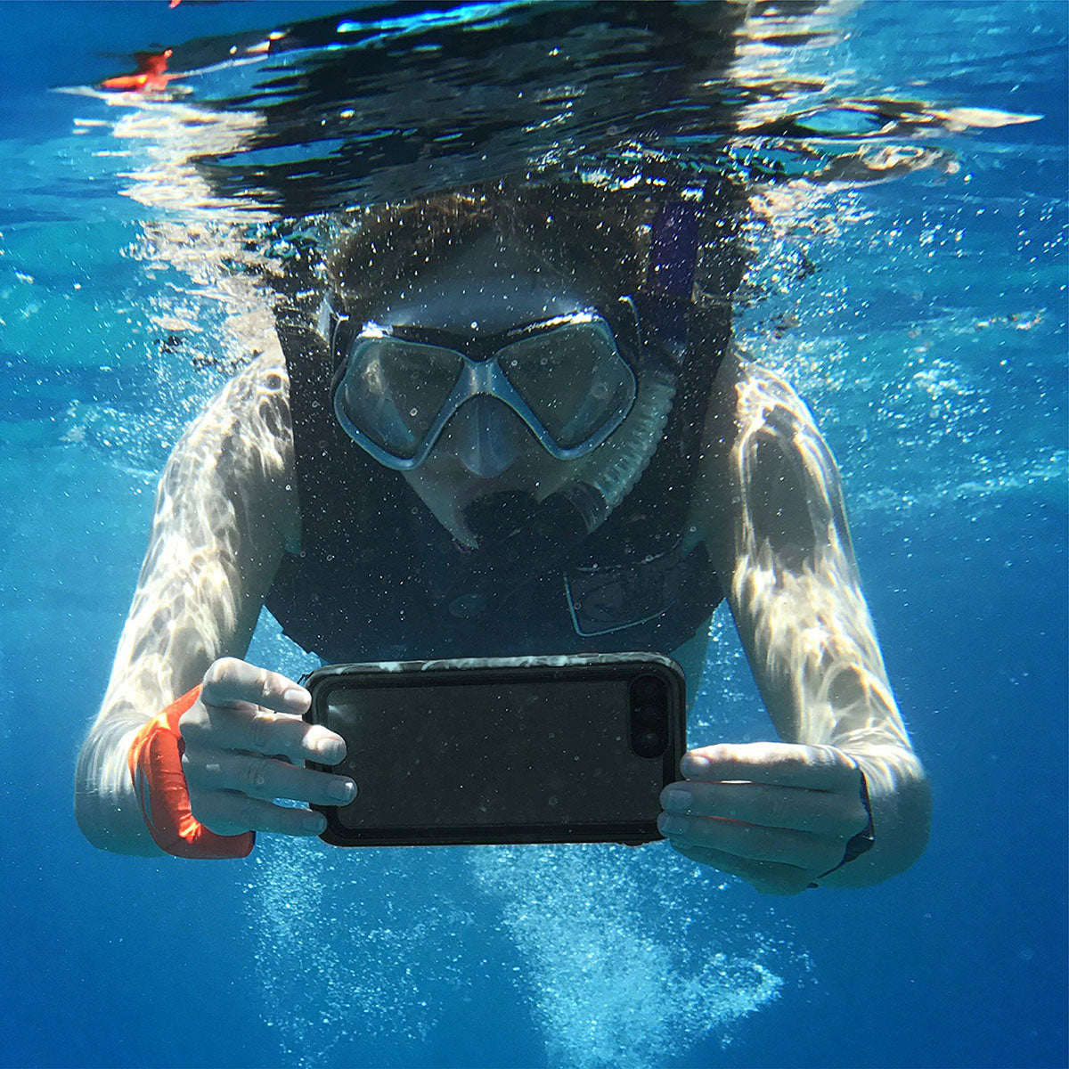 Waterproof Case for iPhone 8 Plus/7 Plus - Shockproof & Dustproof Protection for Swimming, Beach, Outdoor Activities