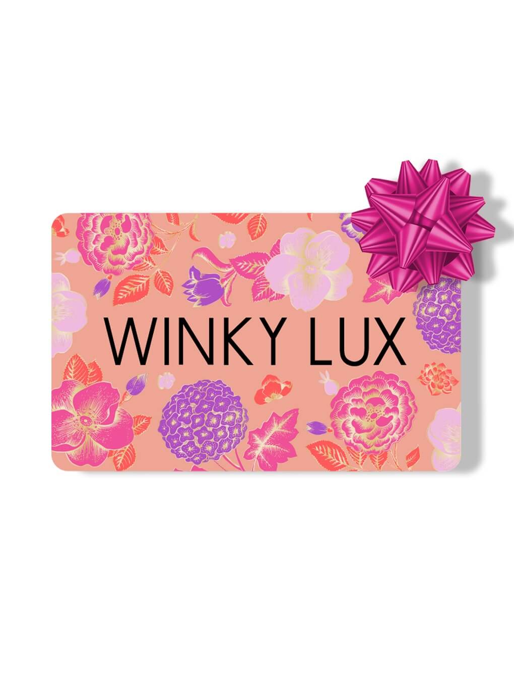 Winky Lux E-Gift Card - Perfect for Birthdays, Holidays & Special Occasions | Online Beauty & Skincare Gift