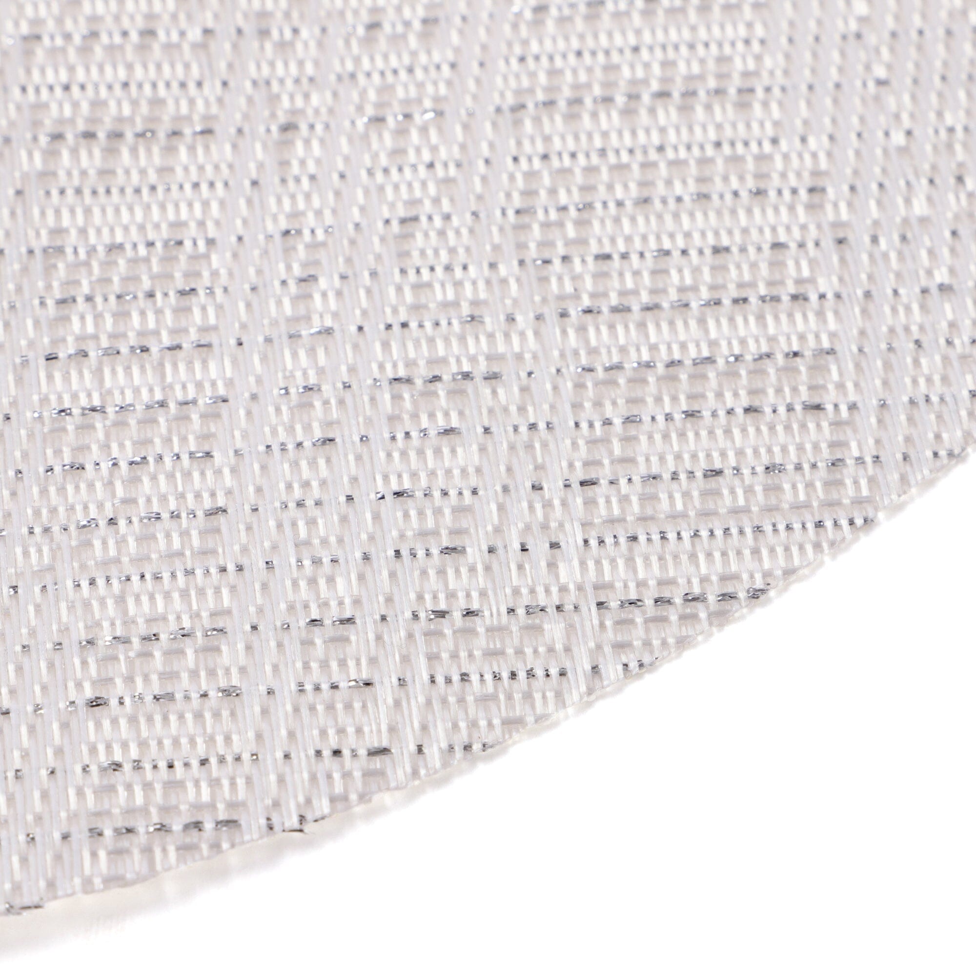Premium Mix Weave Lunch Mat - Stylish & Durable White Placemat for Dining Table, Office Desk, or Picnic - Easy to Clean & Eco-Friendly
