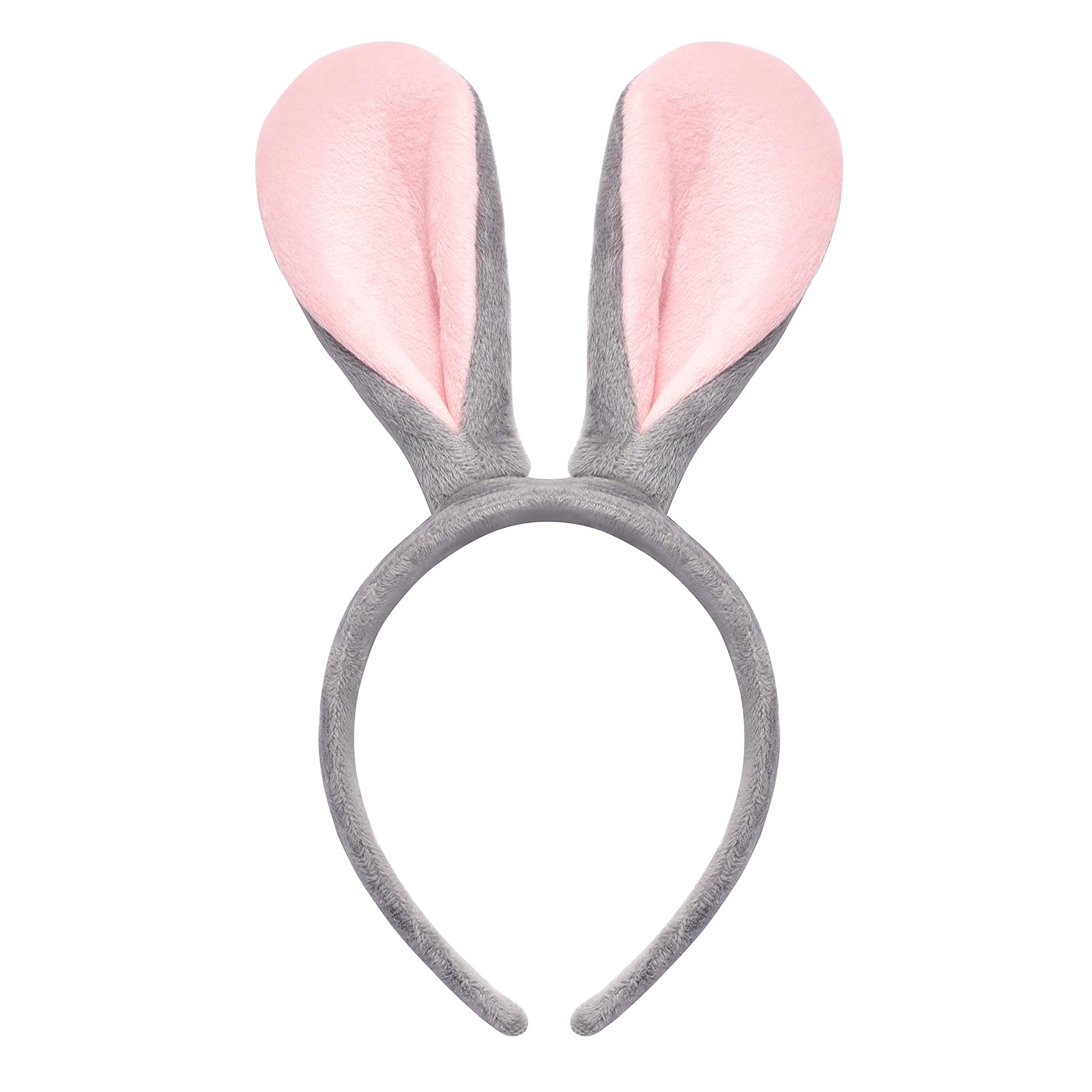 Cute Bunny Ears Headband for Women Kids - Easter Halloween Party Costume Accessories - Perfect for Dress Up, Cosplay, and Themed Celebrations