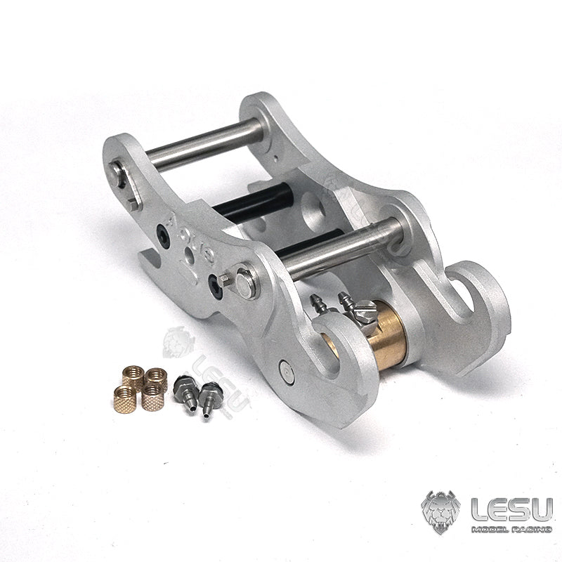 1/14 Scale LESU Aoue ET35 RC Hydraulic Excavator Metal Tiltable Bucket Grab Grapple - Quick Detachable Fixed Mount Crusher Attachment for Excavator Model - Perfect for Construction Simulation, RC Heavy Equipment Play, and DIY Engineering Projects