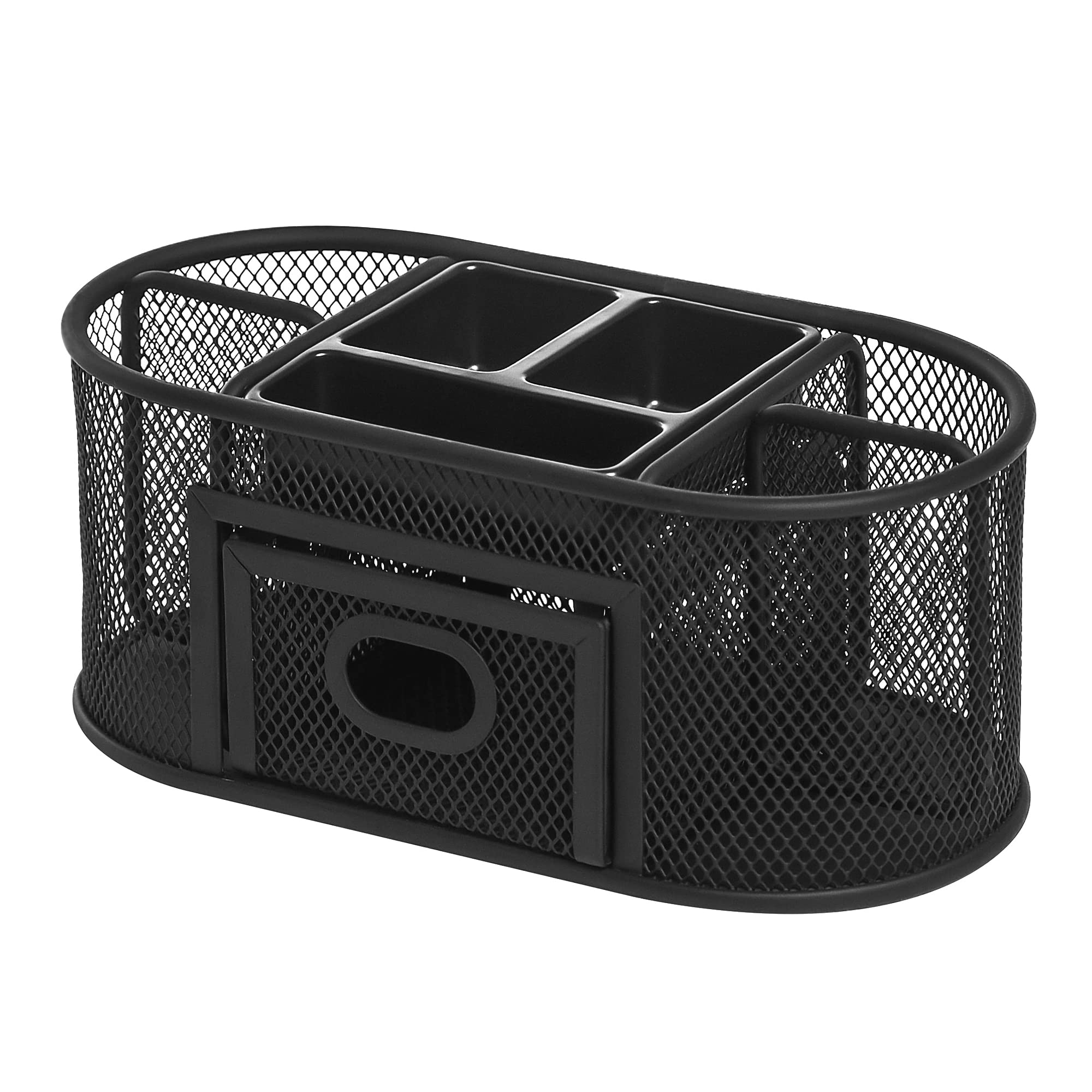 Lorell Mesh Steel Desktop Organizer - 2-Tier File Holder, Letter Tray for Office & Home, Durable Metal Paper Organizer for Desk, Perfect for Documents, Folders, Mail & Office Supplies Storage
