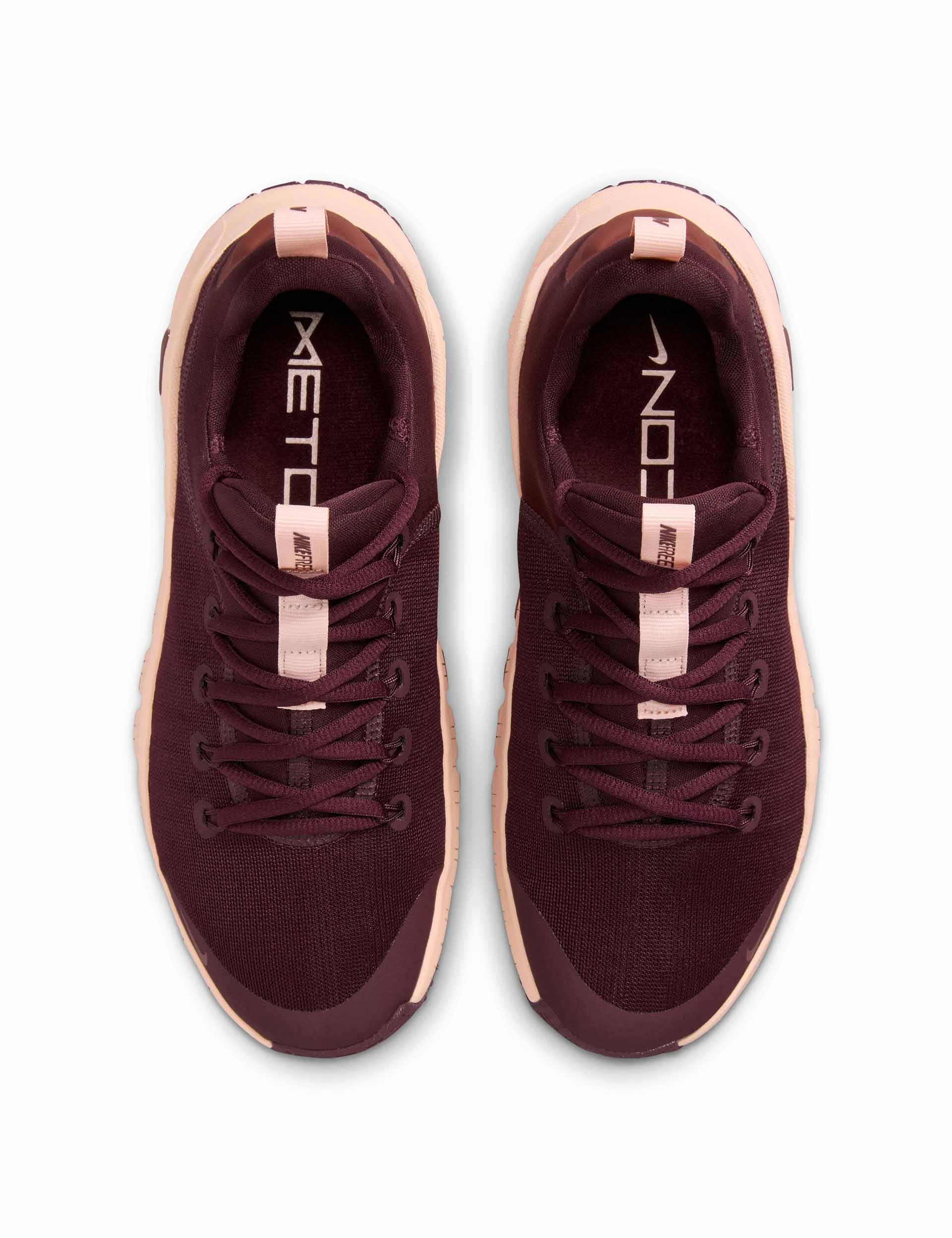 Nike Free Metcon 6 Training Shoes for Men & Women - Burgundy Crush/Crimson Tint/Dark Pony - CrossFit, Gym & Workout Shoes for Weightlifting & High-Intensity Training