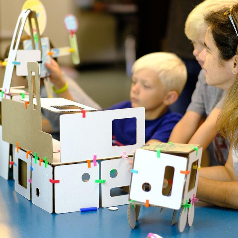 GoBox Mega Set - 120-Piece STEM Building Blocks for Kids Ages 4-8 | Creative Construction Toy with Storage Box | Perfect for Classroom, Birthday Gifts & Indoor Playtime